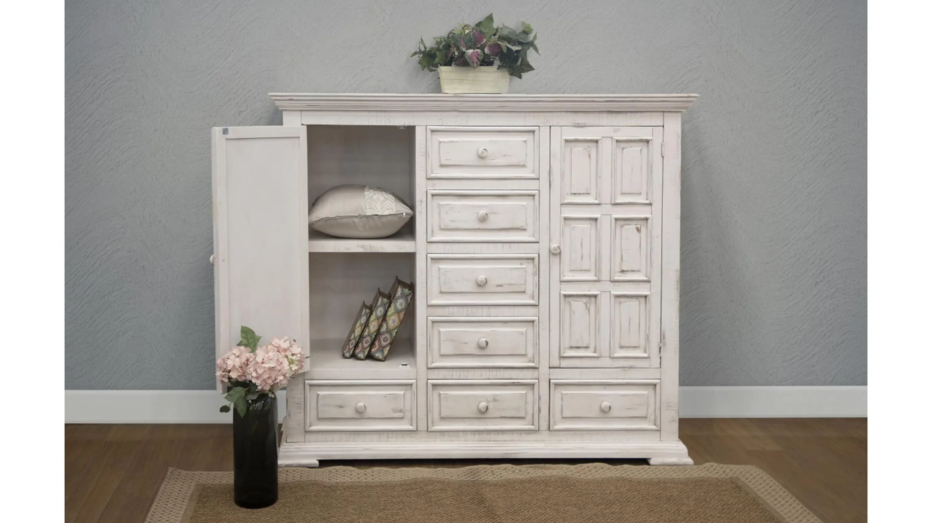 Terra 7 Drawers and 2 Doors Mule Chest | Raymour & Flanigan