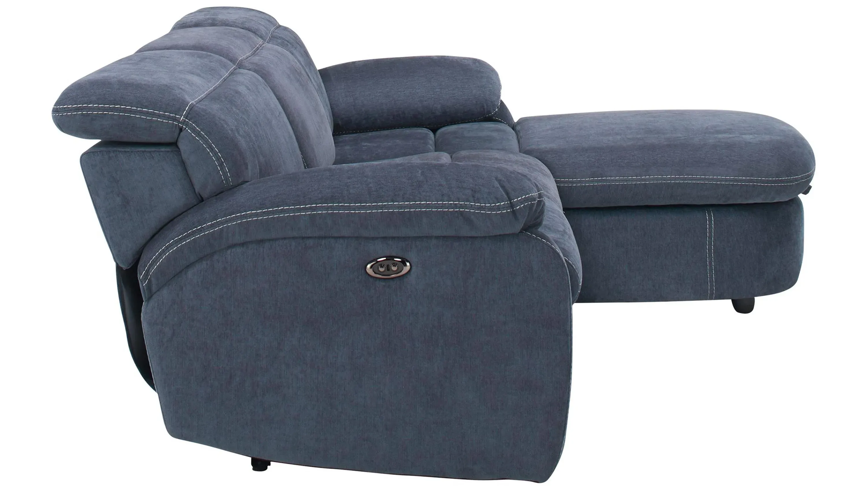 Enbright Microfiber 3-pc. Power-Reclining Sectional | Raymour