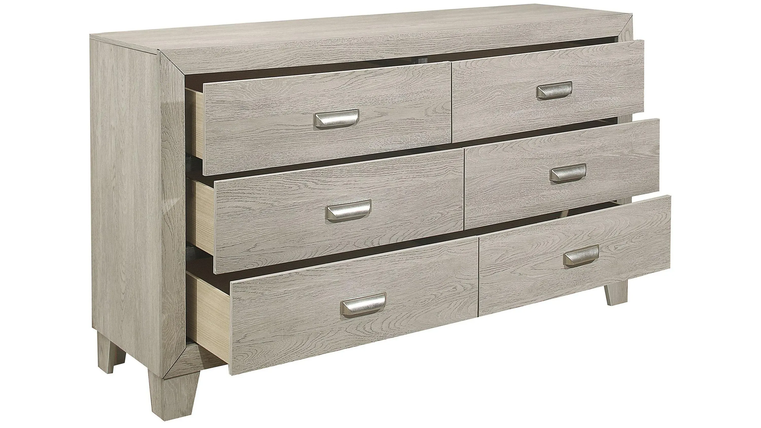 Loudon 6 Drawer Dresser With Mirror