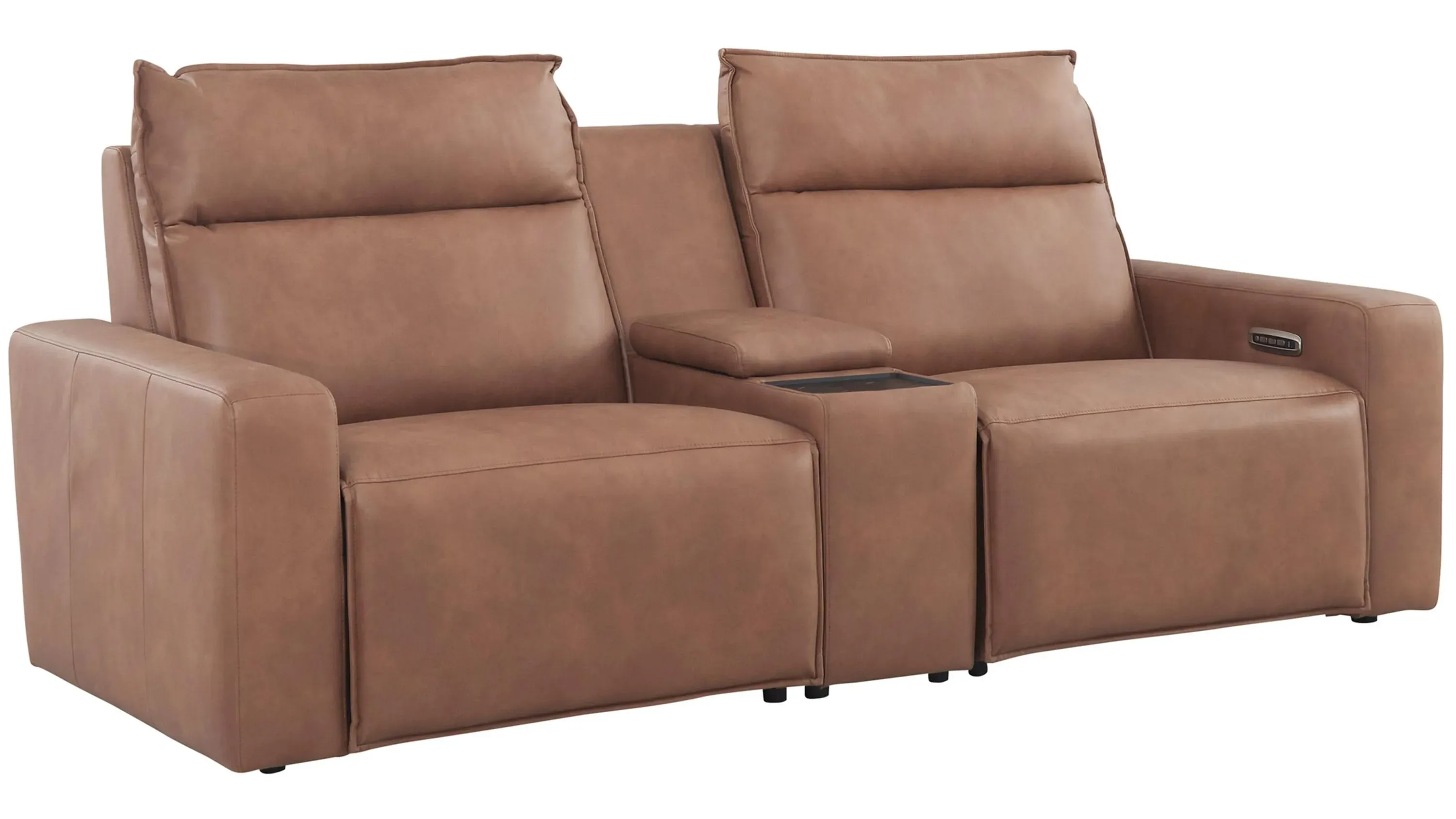 ModularTwo 3-pc. Power Console Loveseat w/ Power Headrest