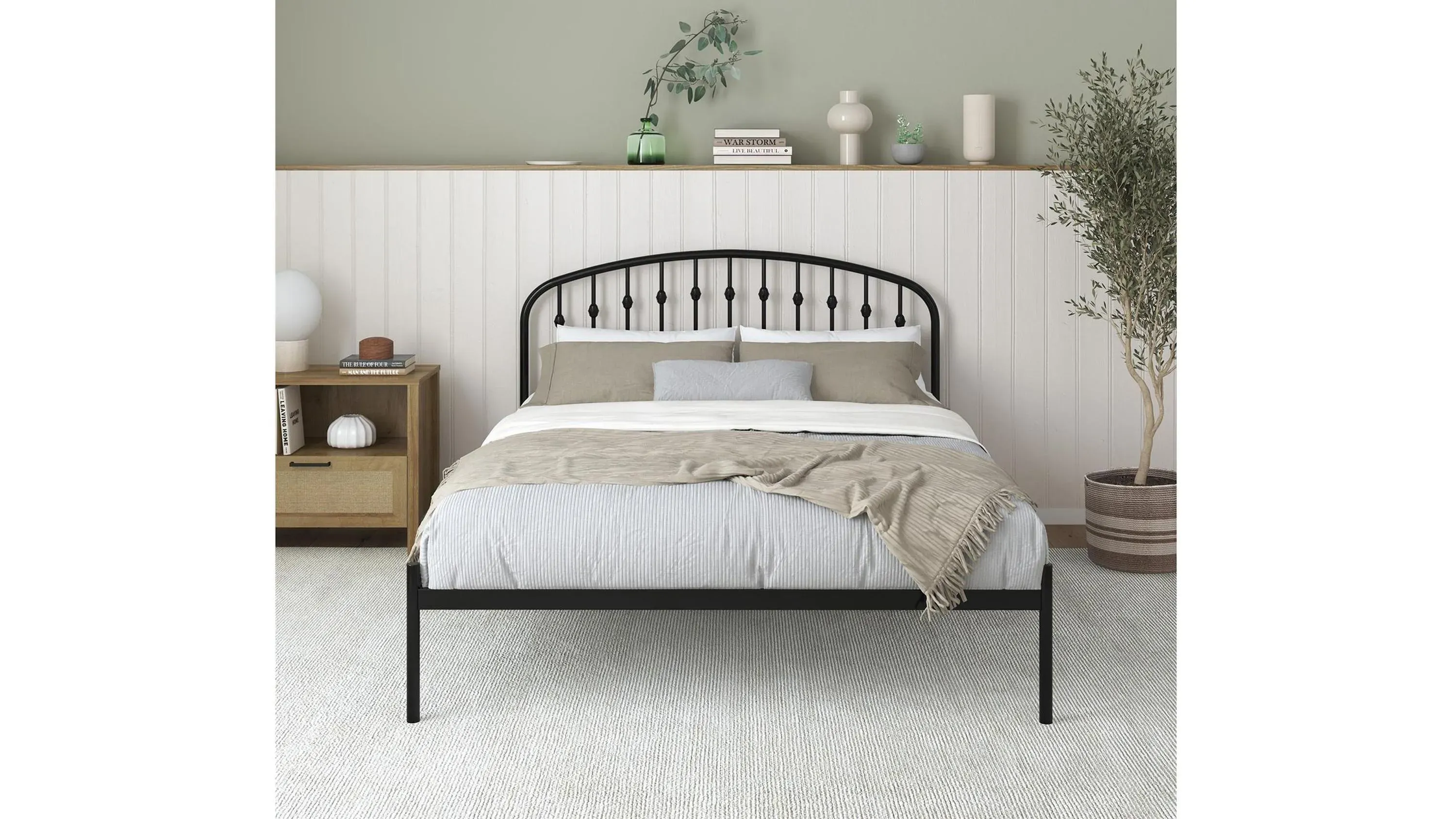 Sally 静床20SW Sally Queen Platform Bed | Raymour & Flanigan