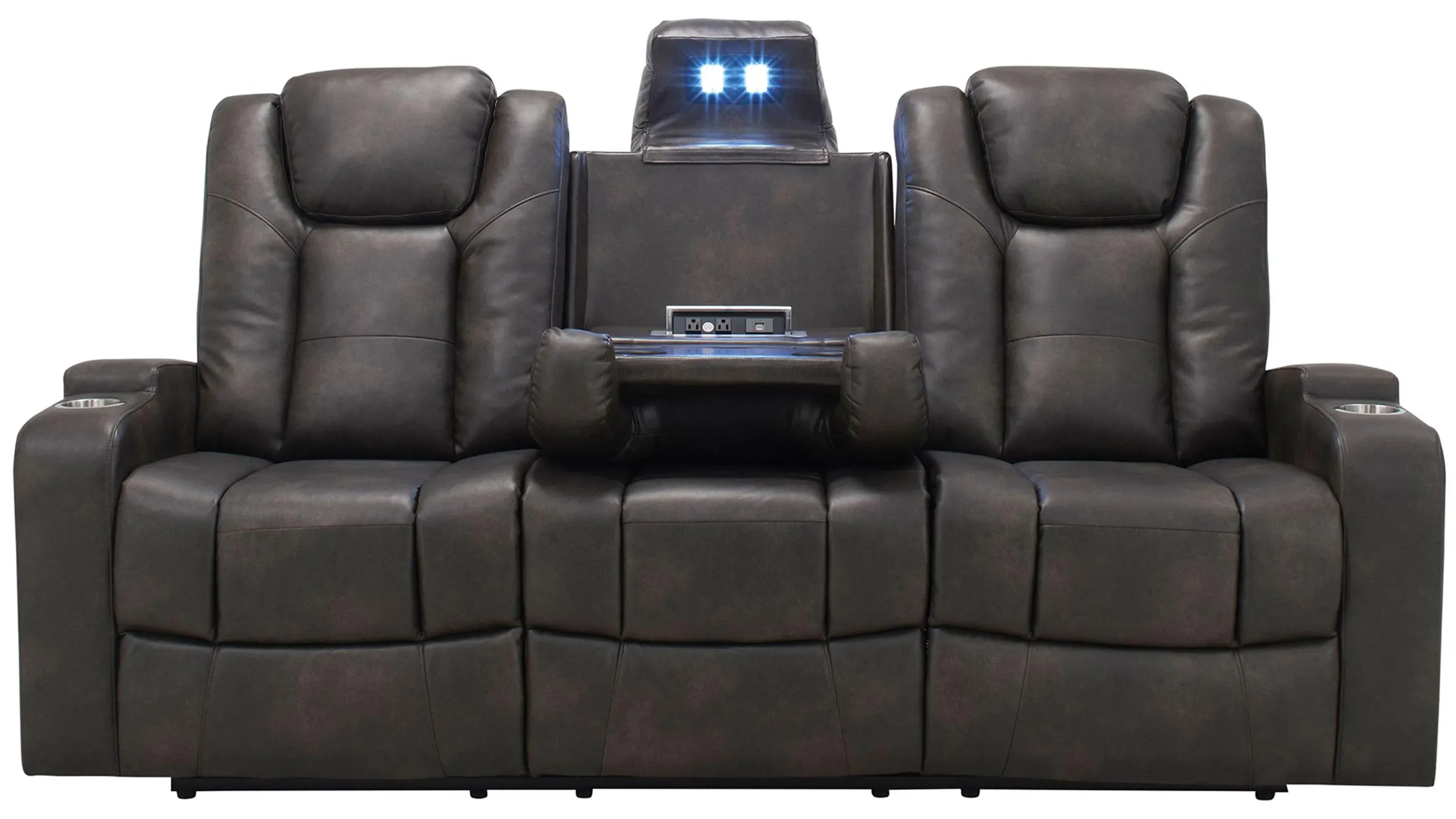 Matera Power Sofa With Drop-Down Table