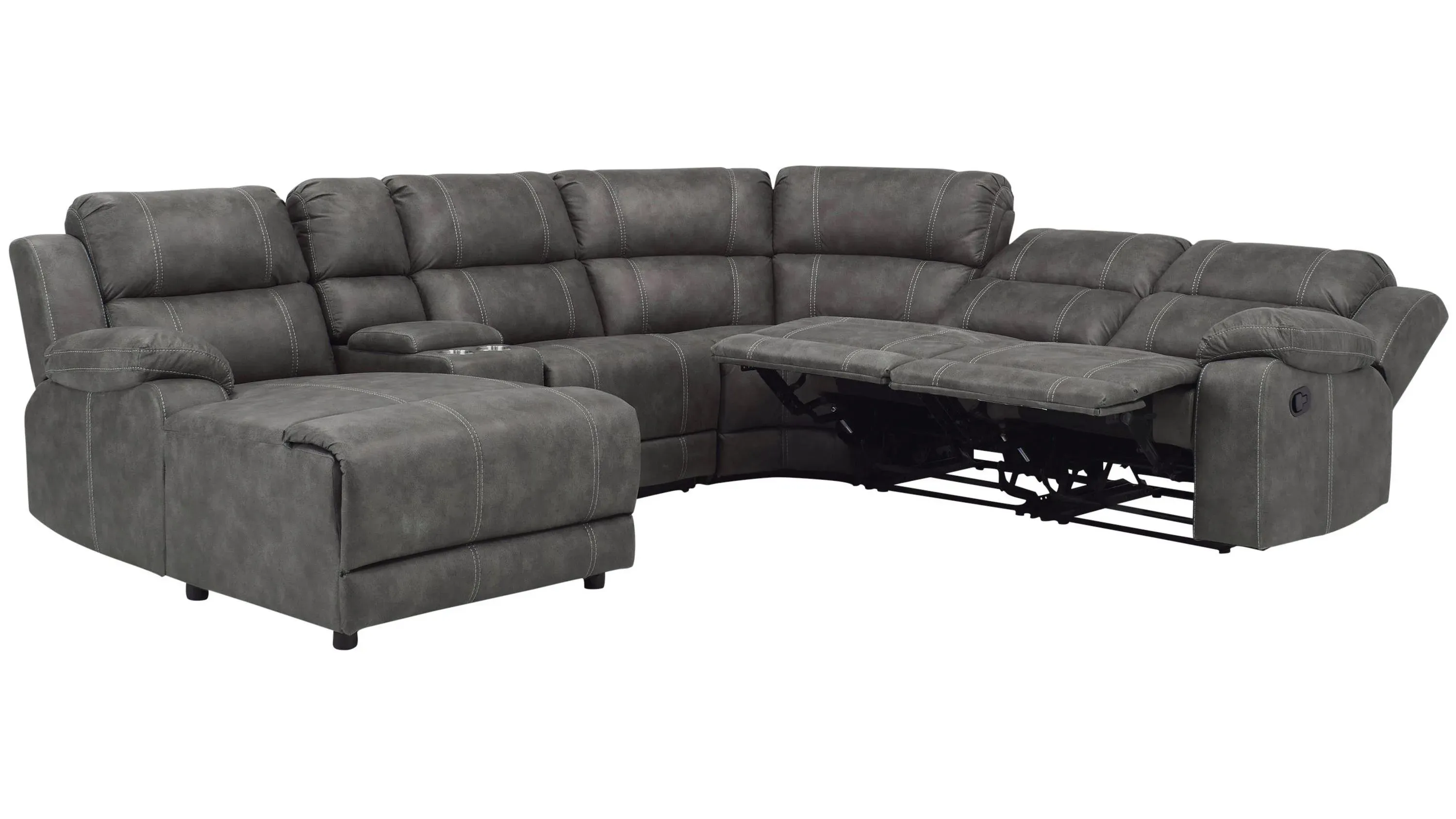 Kerridon Microfiber 6-pc. Reclining Sectional