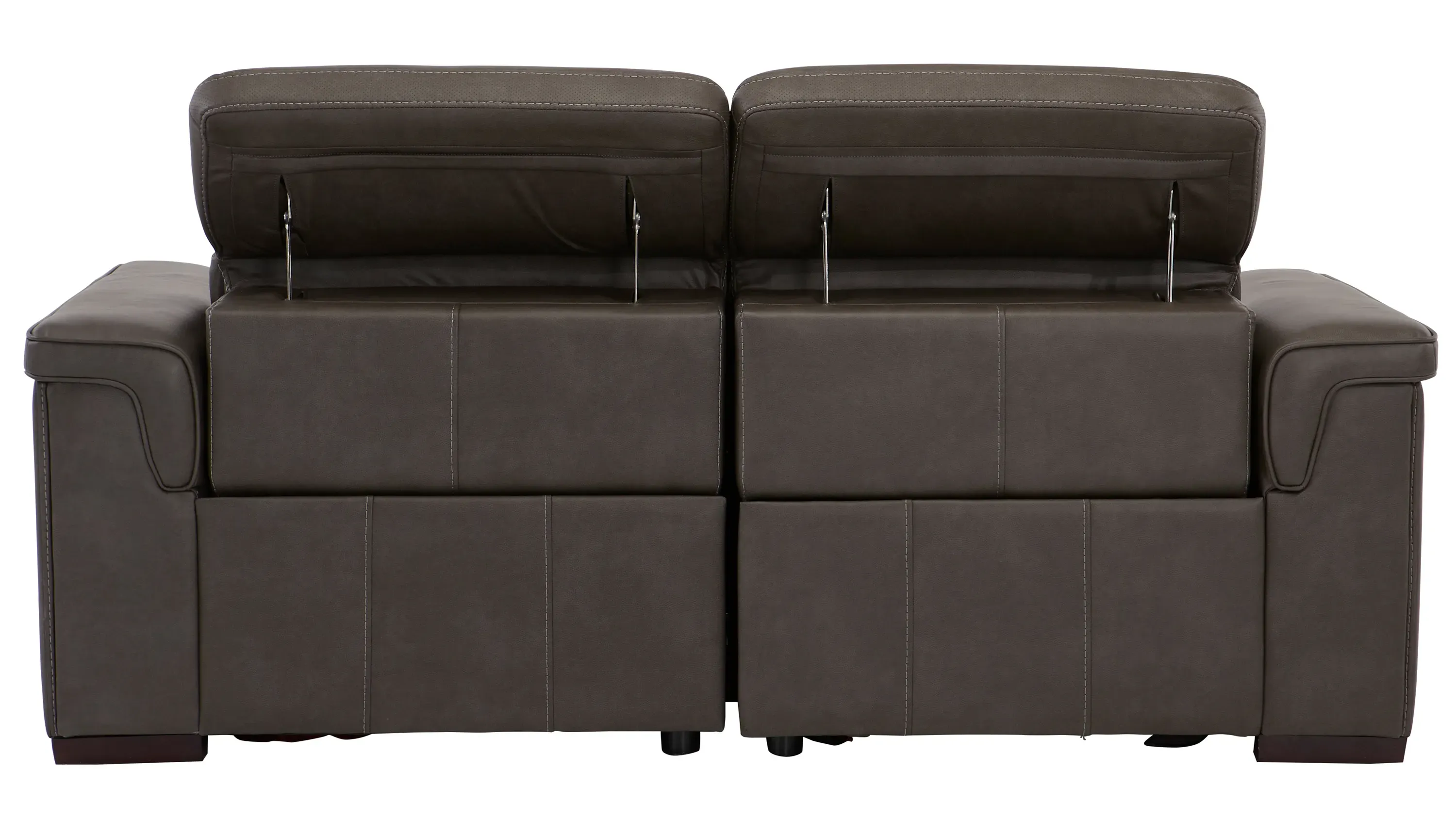 Orion 2-pc. Dual Power Media Loveseat | Raymour & Flanigan