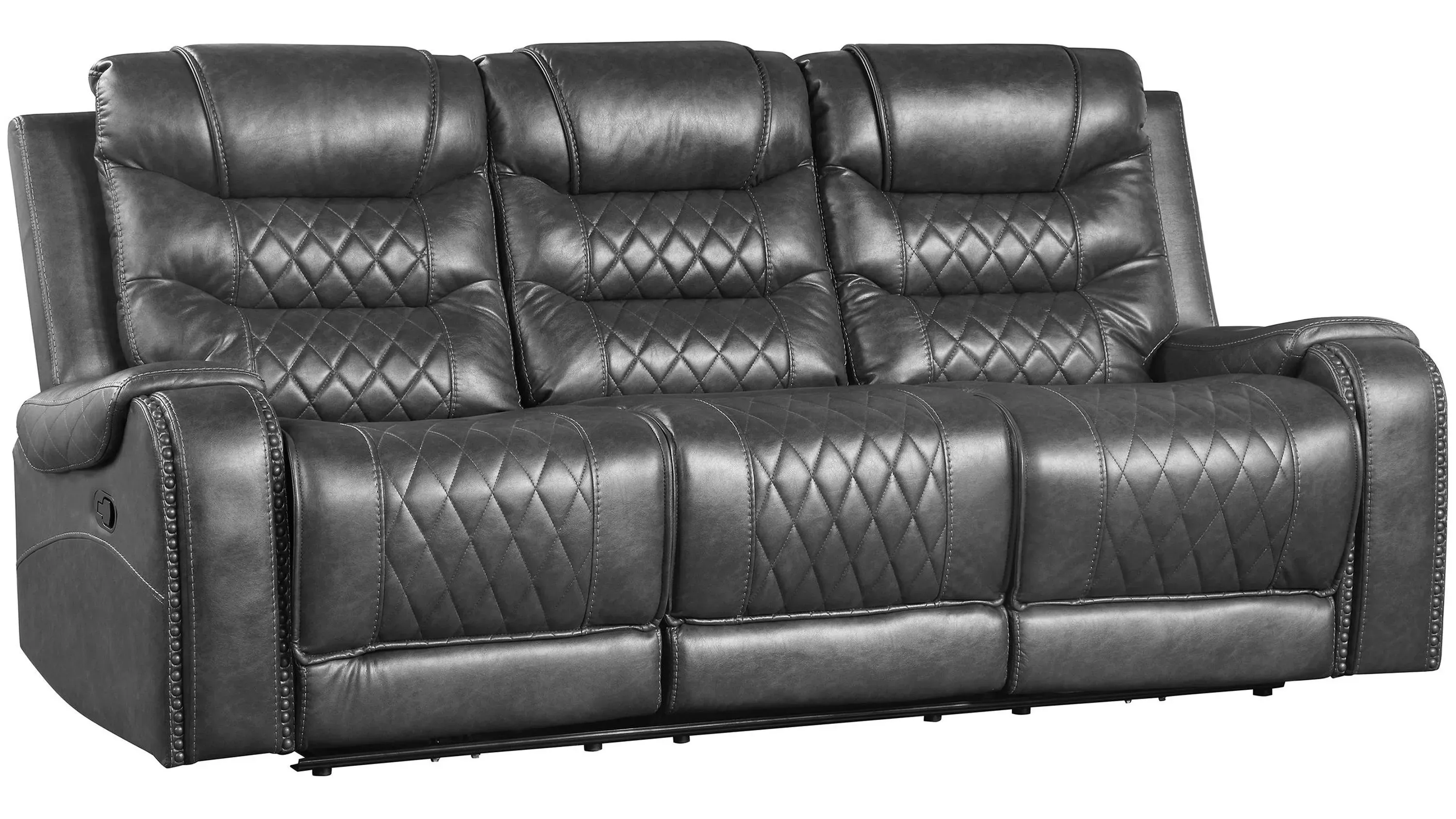 Greenway Double Reclining Sofa w/ Cup Holders and USB Port