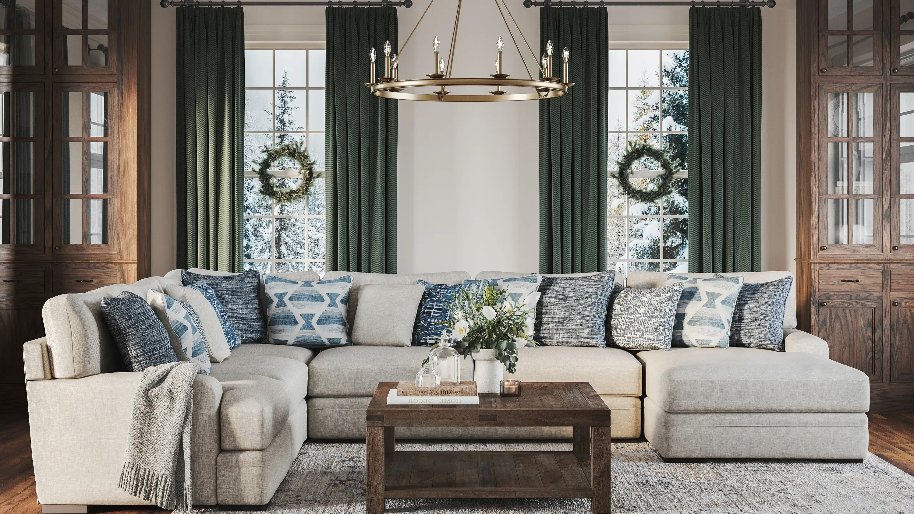 Bayside Left Arm Facing Loveseat | Raymour & Flanigan