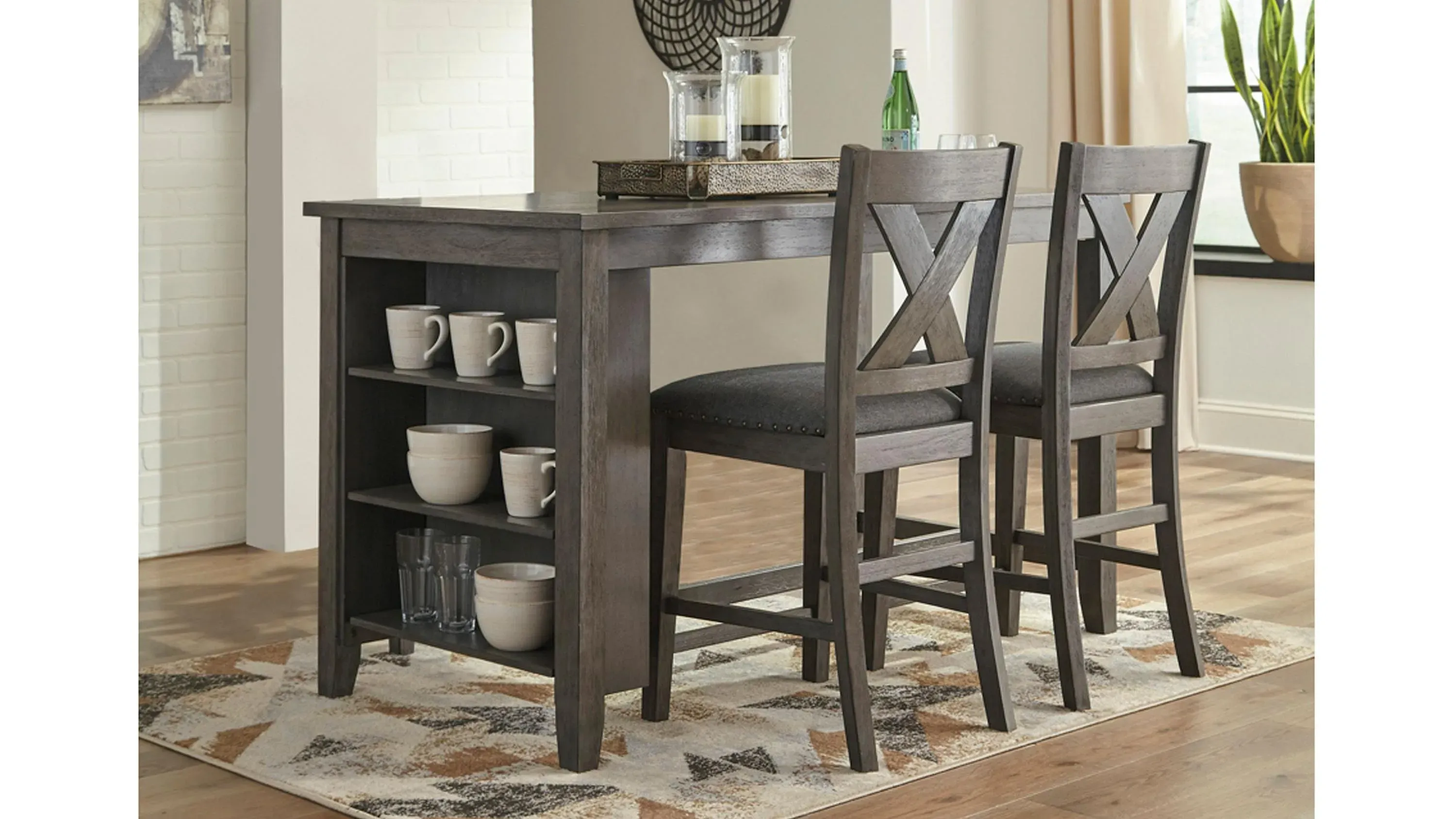 Nash 3-pc. Counter-Height Dining Set