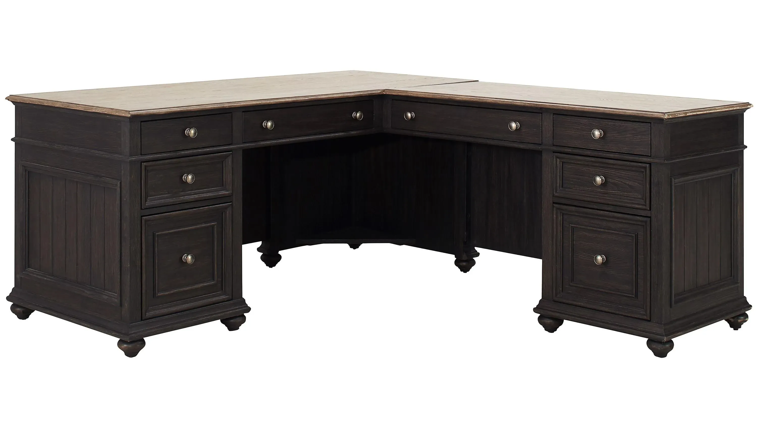 Verona L Desk with Return