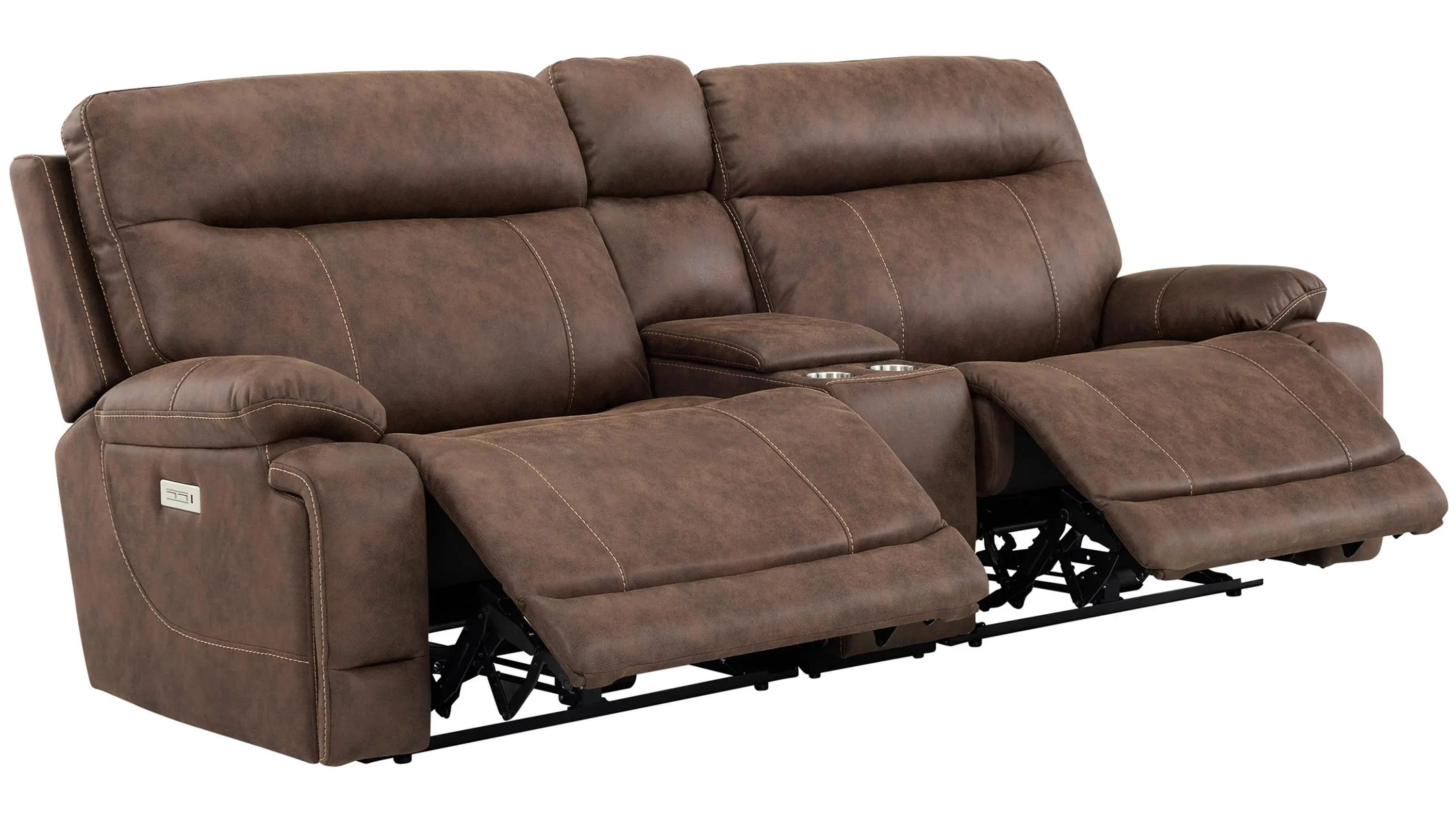 Gates 3-pc. Dual Power Console Loveseat | Raymour & Flanigan