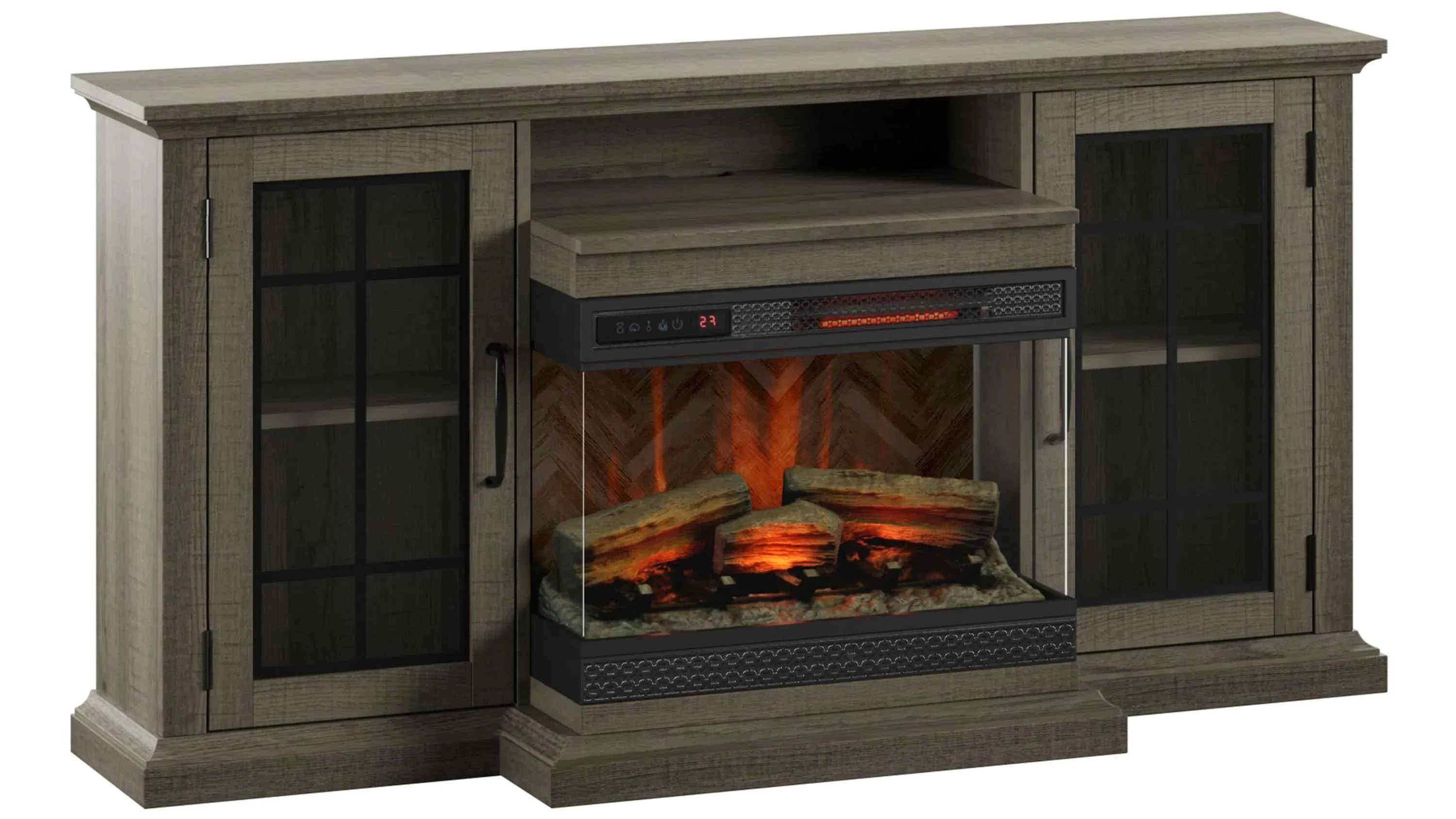 Panor TV Console with Panorama Electric Fireplace