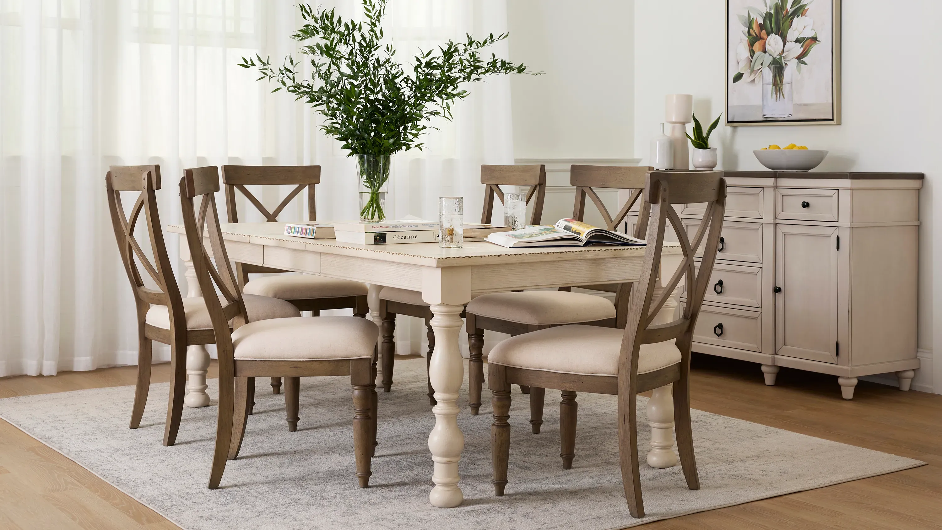 Aberdeen Rectangular Dining Table w/ Leaf