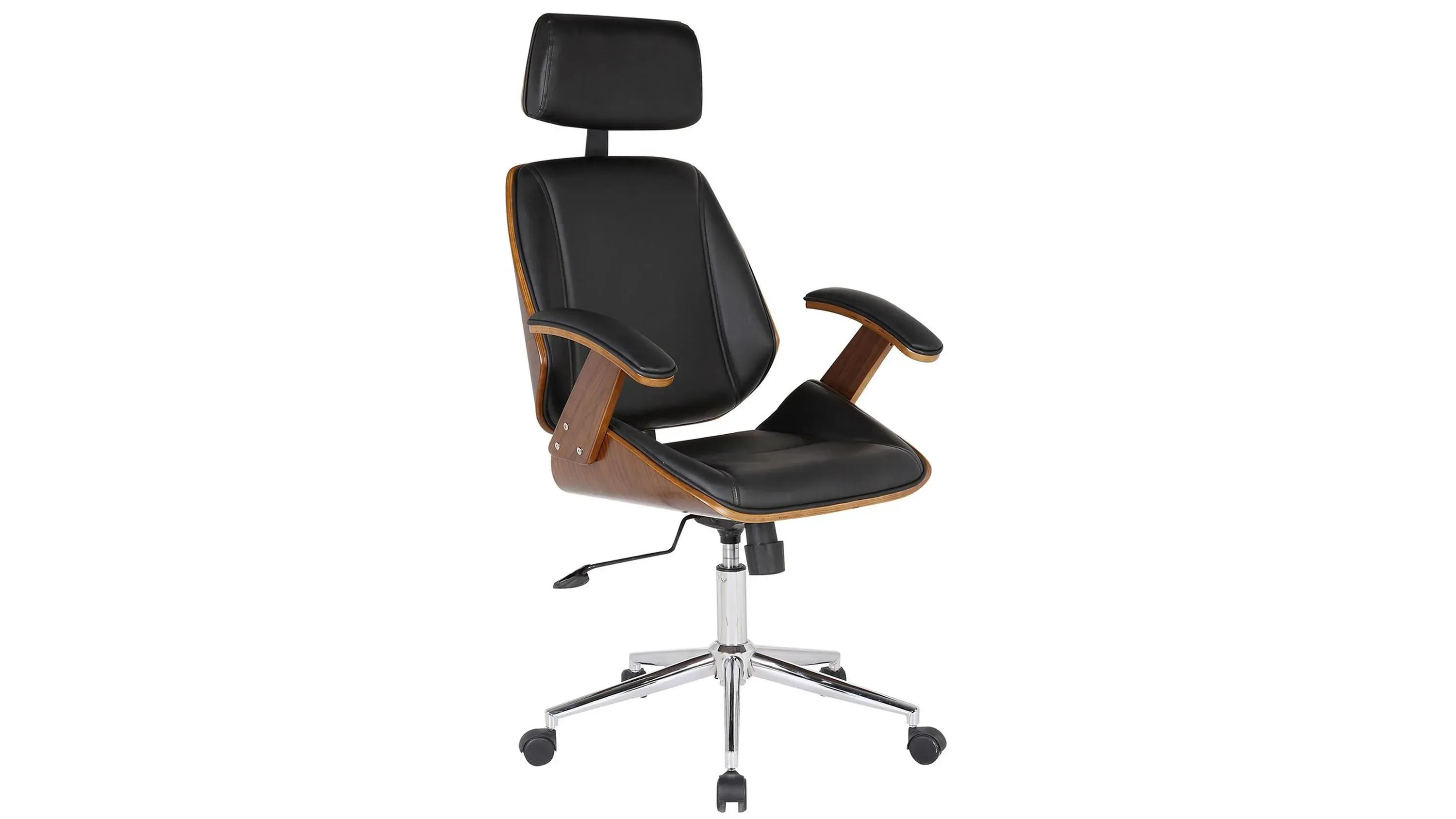 橘 CENTURIUM モダンアームチェア Century Office Chair | Raymour & Flanigan