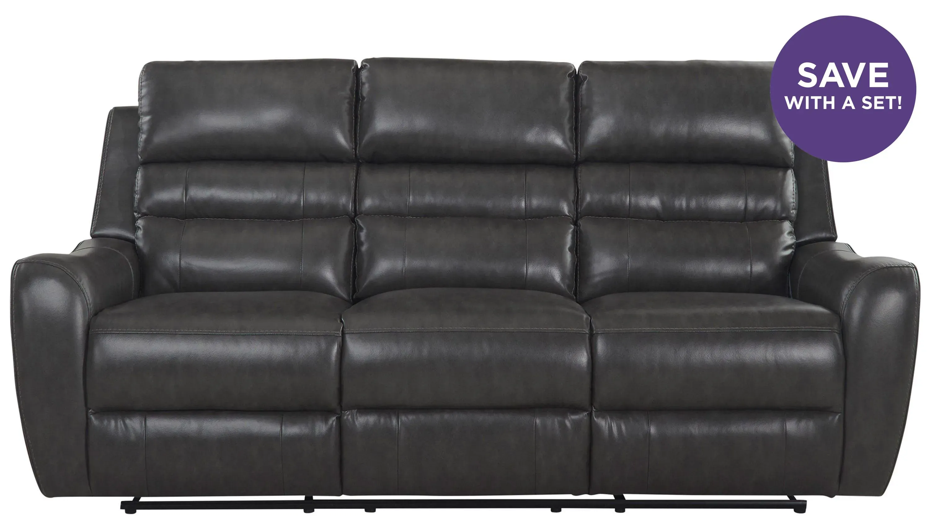 新品トレイ2枚セットモノトーンジオメトリック柄ー15％OFF Keegan Reclining Sofa w/ Drop Down Table | Raymour & Flanigan