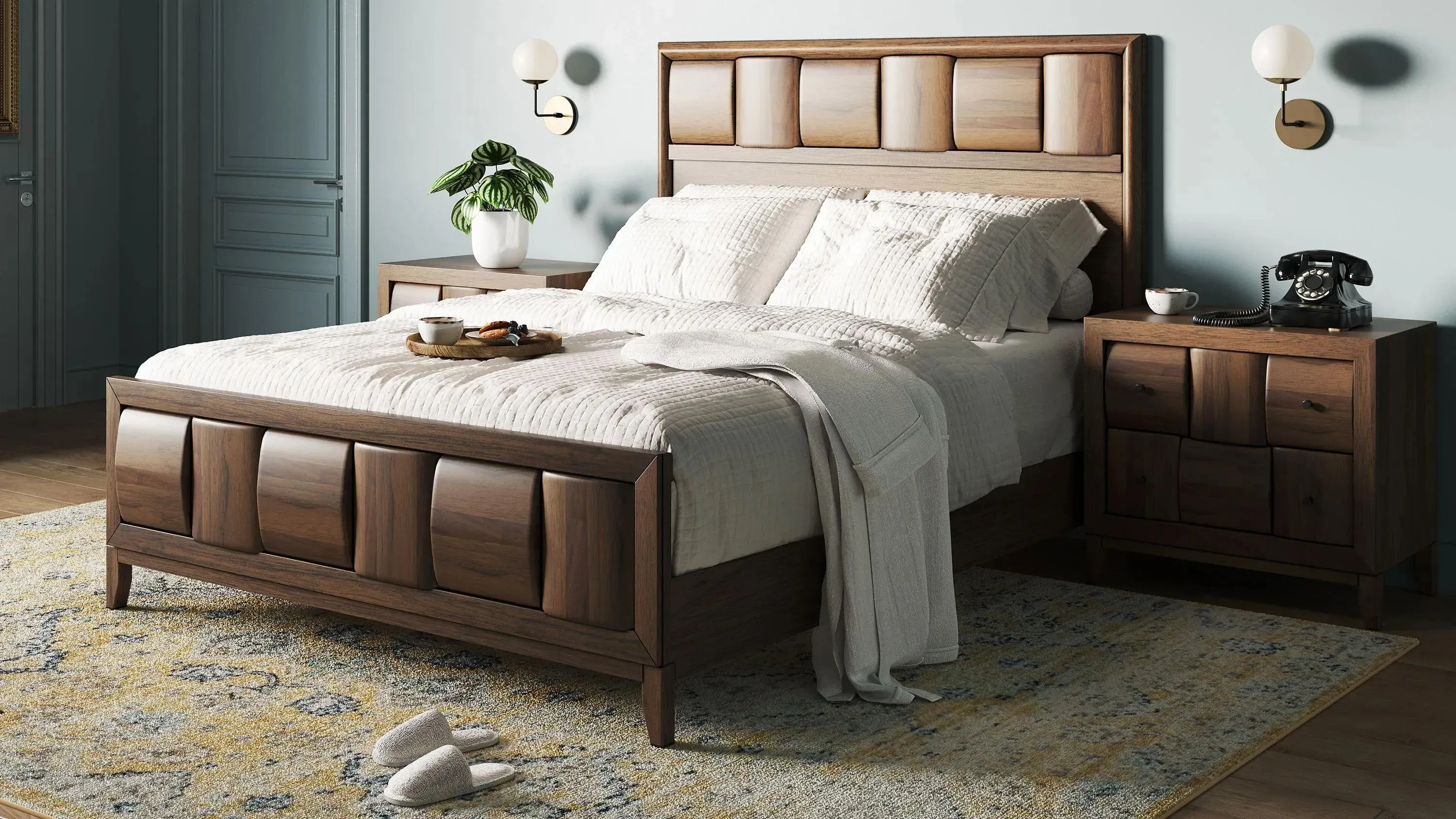 Jovie Platform Bed | Raymour & Flanigan