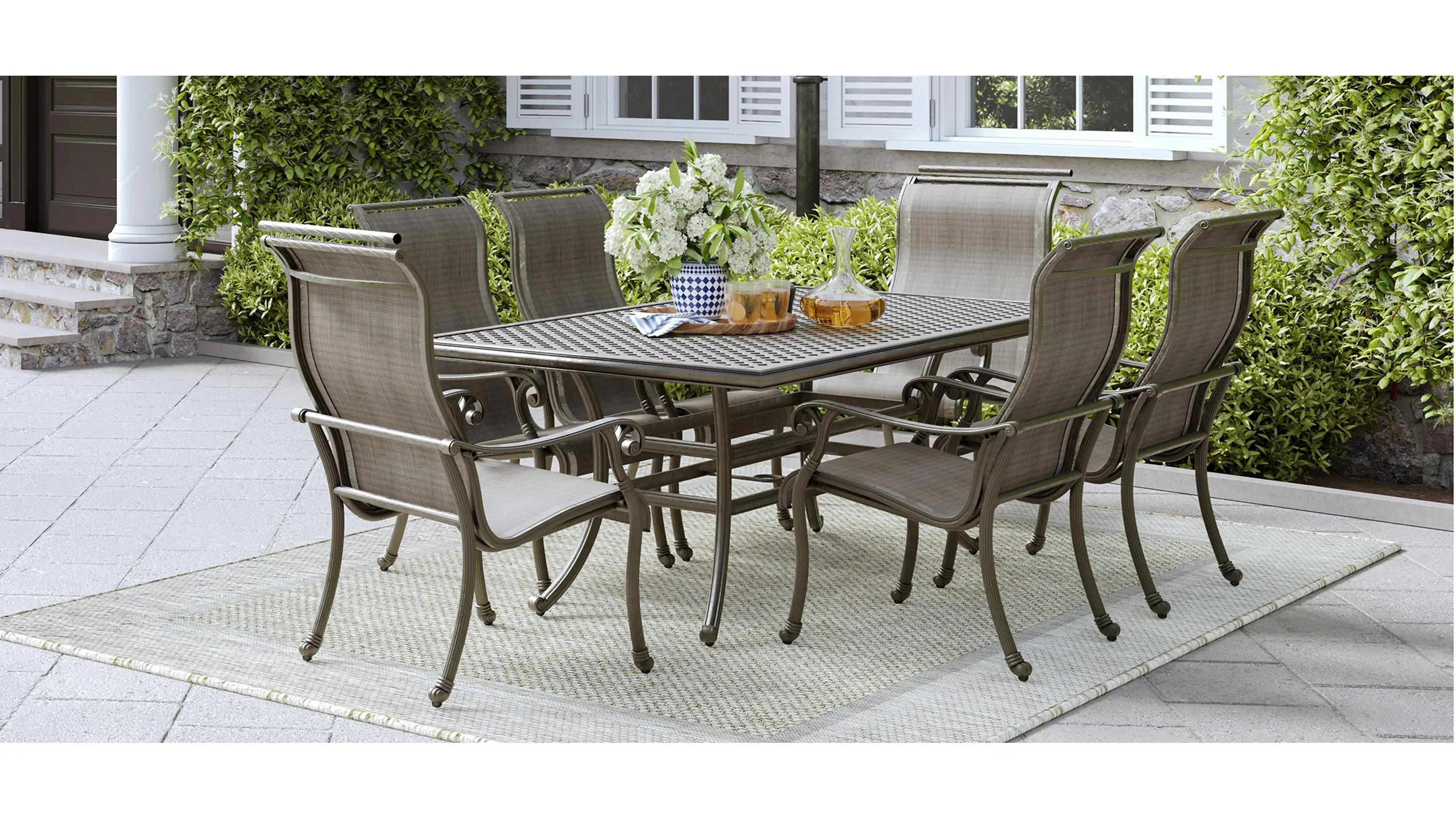 Indigo Bay 86" Rectangle Outdoor Dining Table