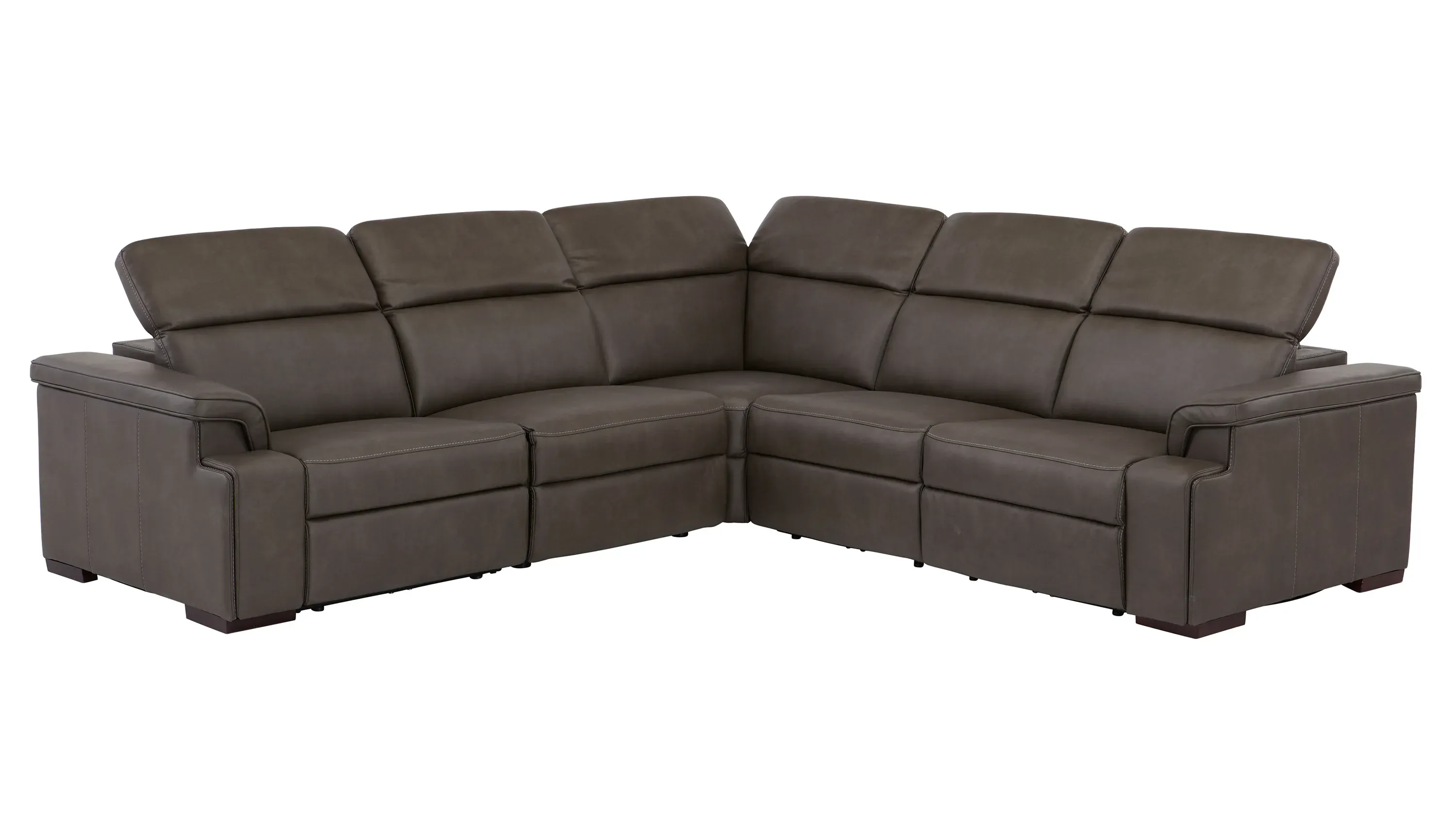 Orion 5-pc. Dual Power Media Sectional | Raymour & Flanigan