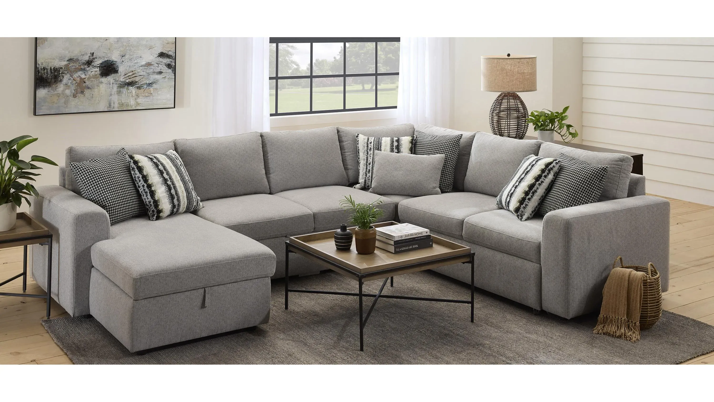 Barry 4-pc. Sectional w/ Pop-Up Sleeper