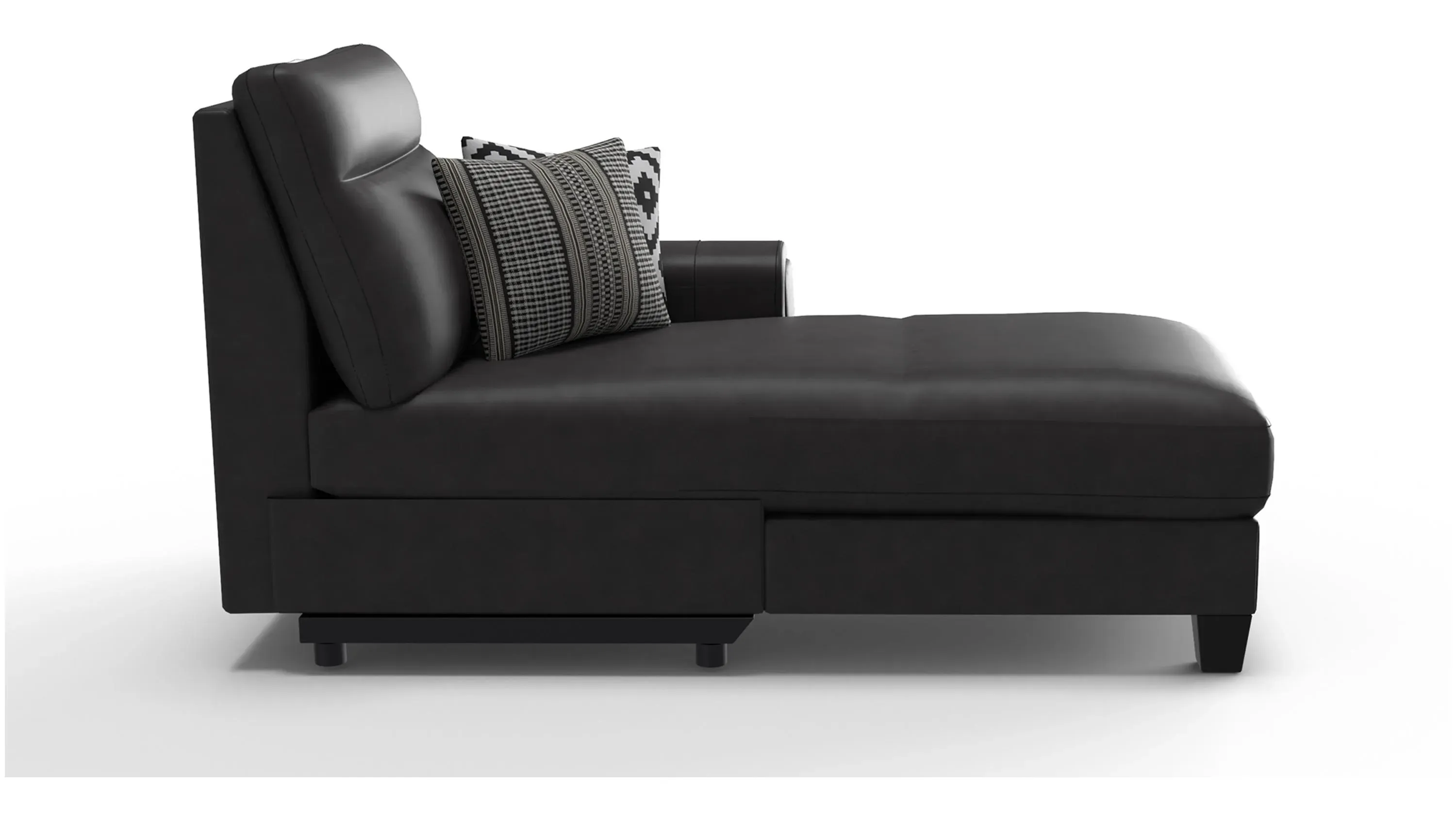 Ace Right Arm Facing Power Chaise | Raymour & Flanigan