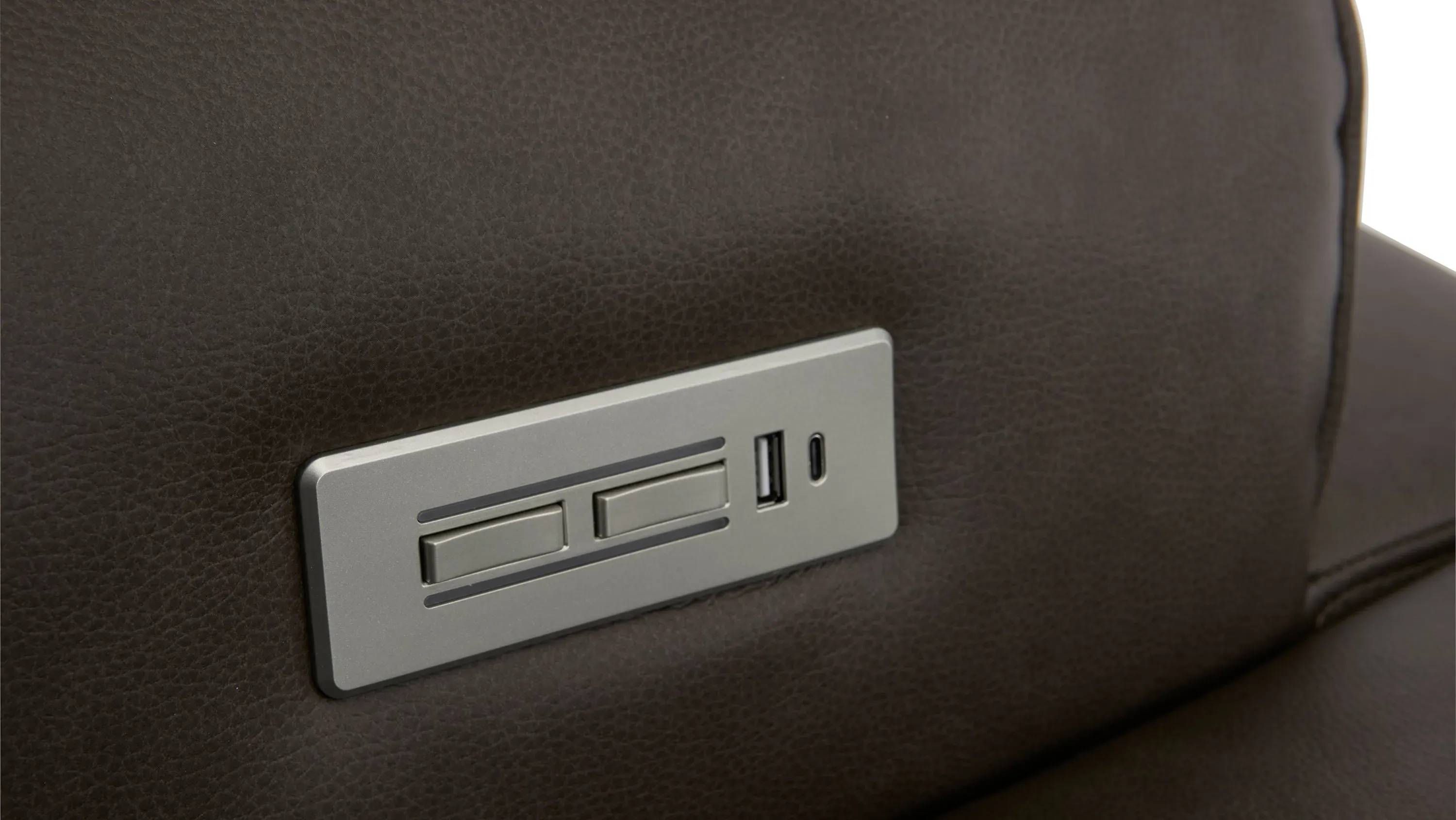 Orion 6-pc. Dual Power Media Sectional w/ Speaker Headrest