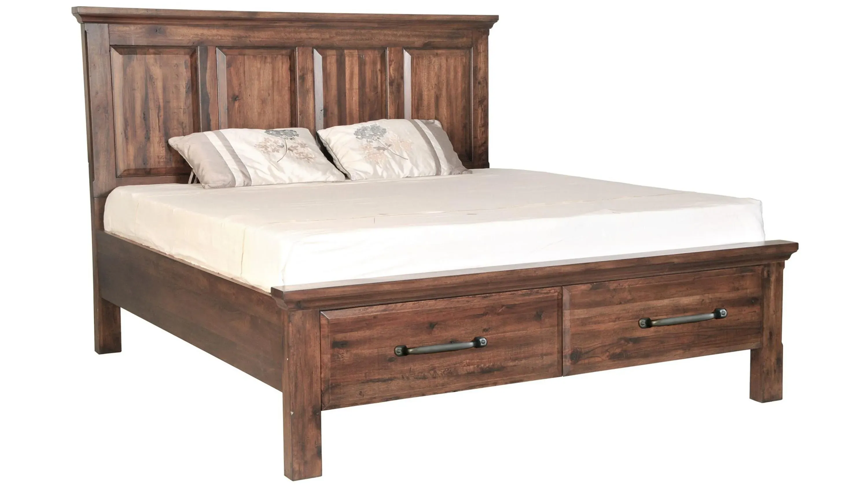 HillCrest King Bed with Storage Footboard | Raymour & Flanigan
