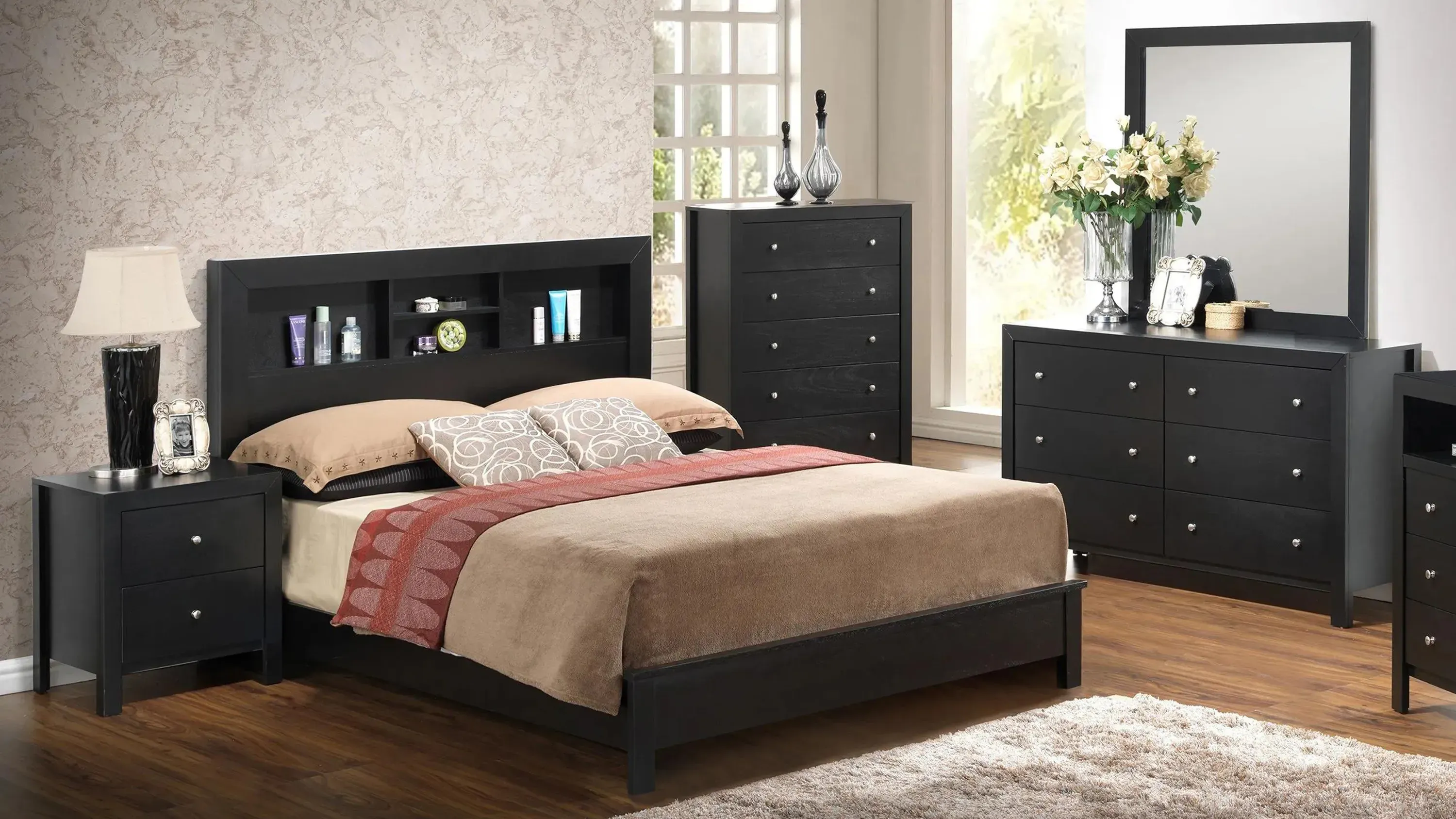 ●KING RON-E-RON レア Kingshill Platform Storage Bed | Raymour & Flanigan