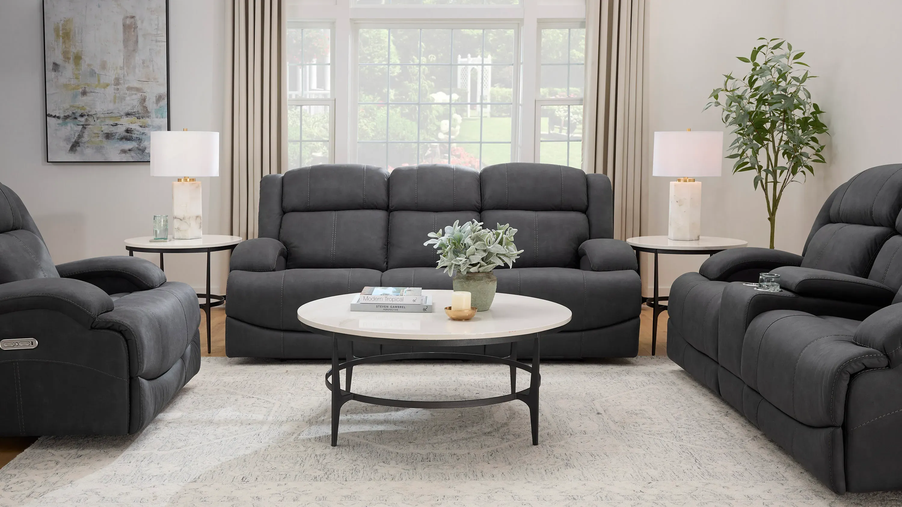Quincey Living Room Set | Raymour & Flanigan