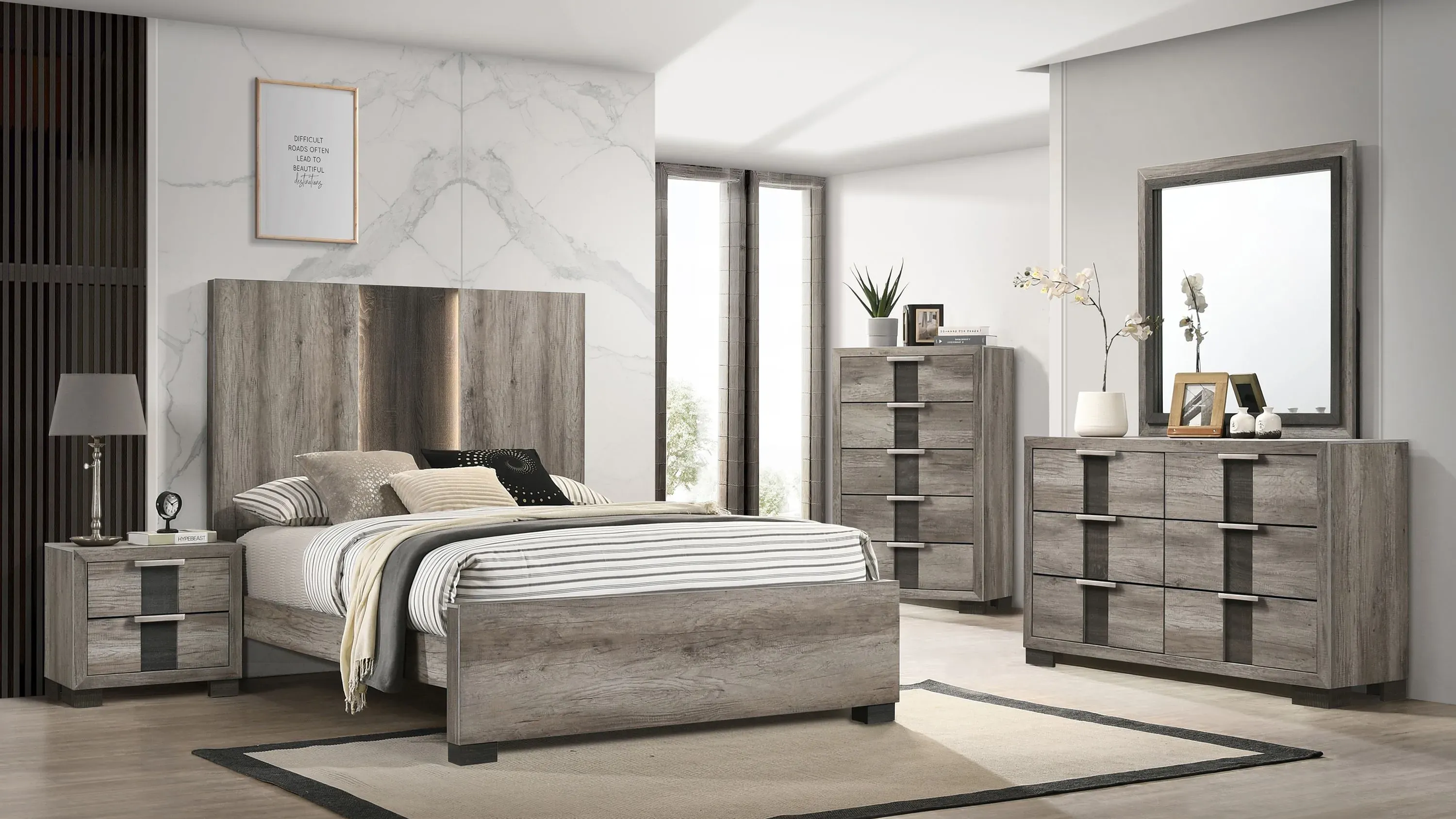 Rangley 5-pc. Bedroom Set | Raymour & Flanigan