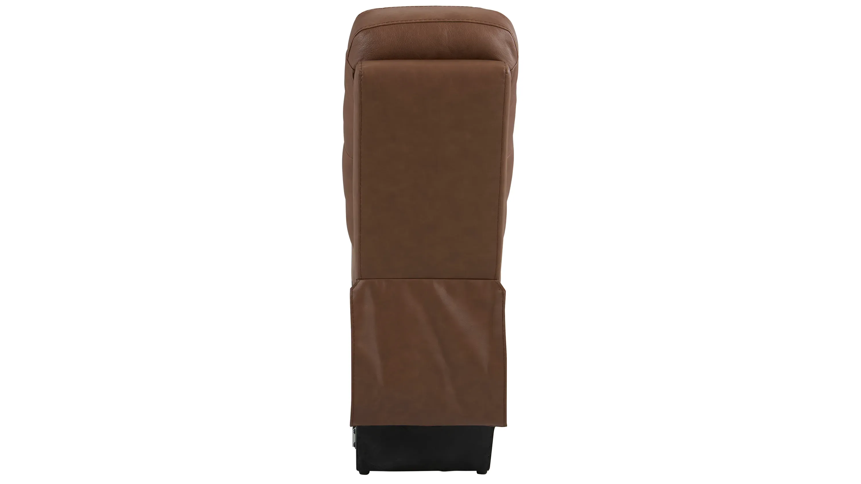 Harbin Leather Console w/ Wireless Charging and Hidden Cupholder
