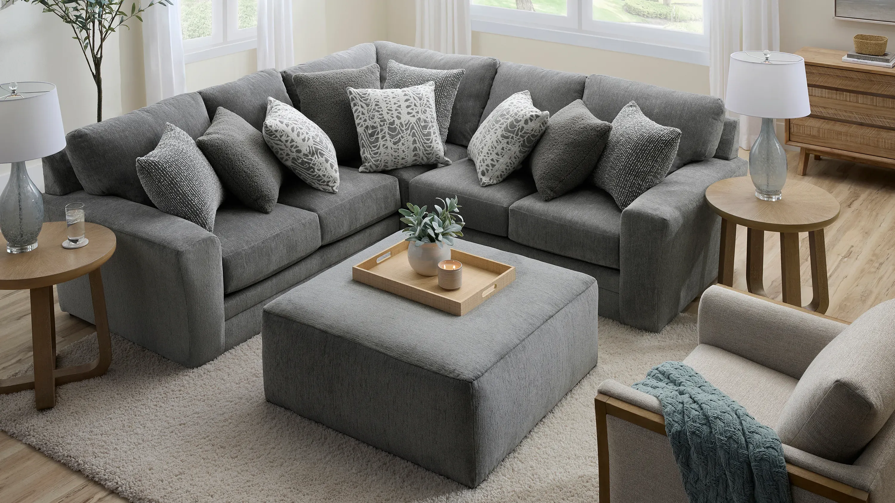 Kristoff 3-pc. Sectional | Raymour & Flanigan