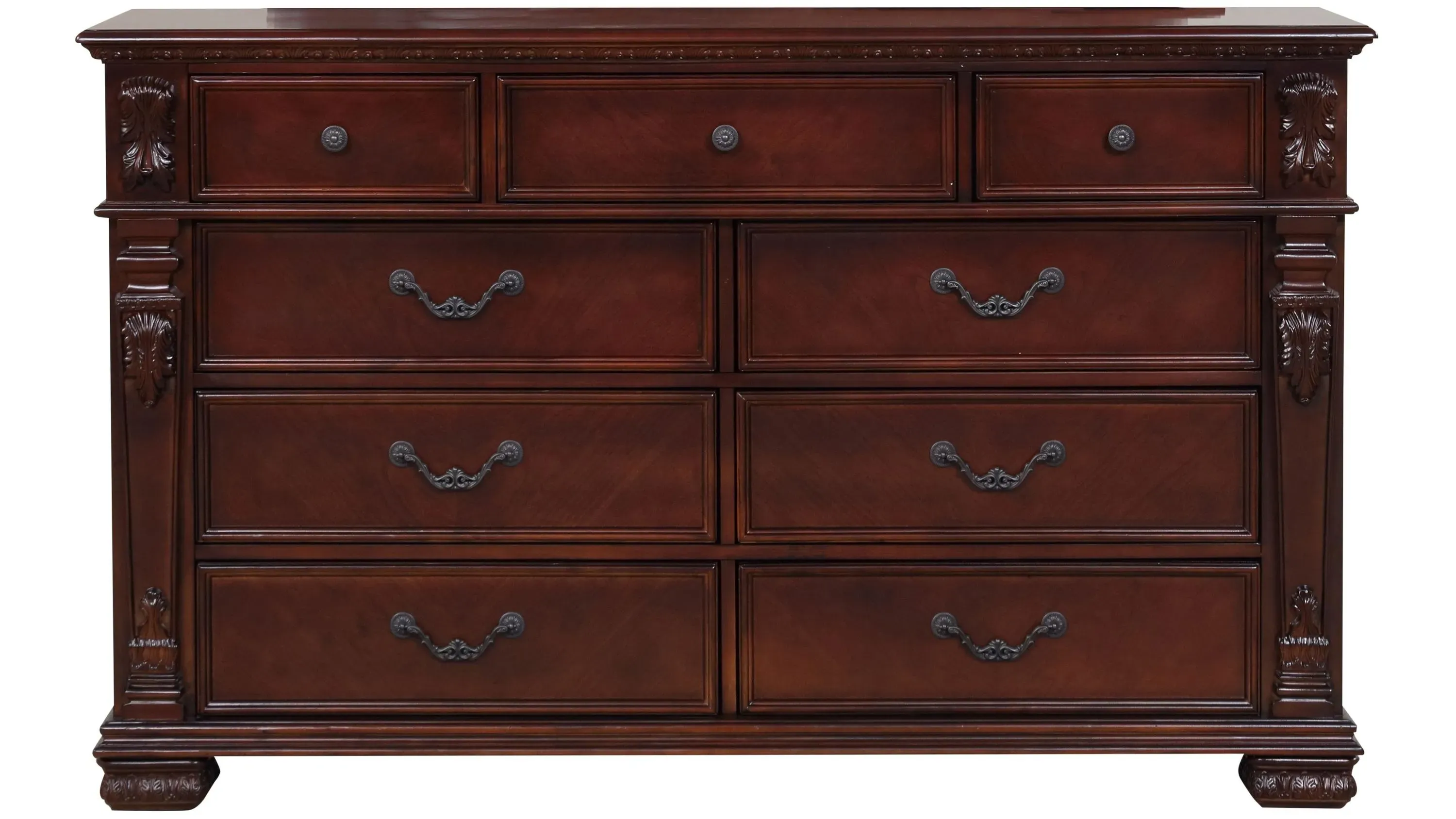 chinese dress ladies Hudson 9-Drawer Tall Dresser – Upstate Amish Furniture main image 0