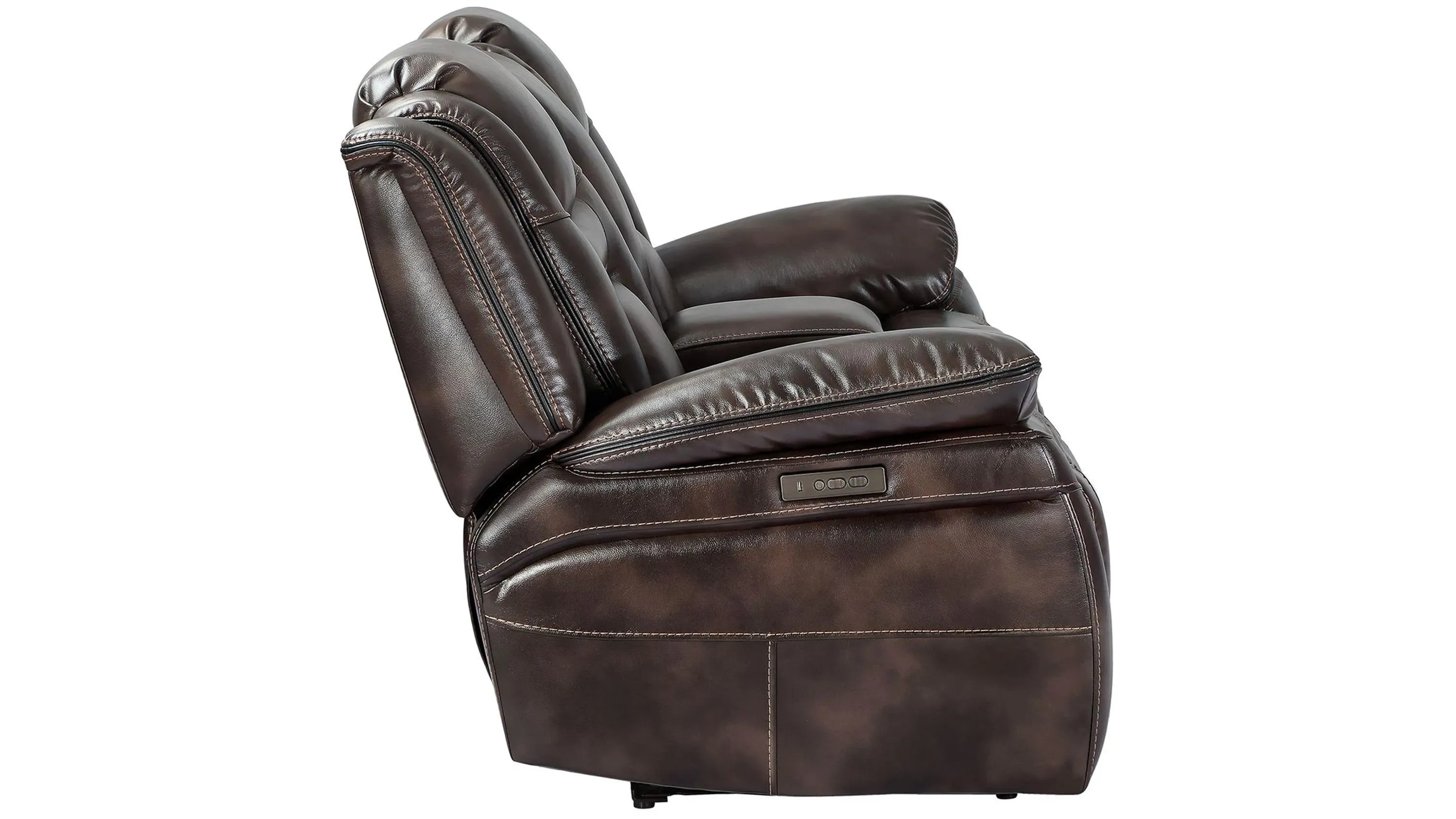 Oportuna Dual Power Loveseat | Raymour & Flanigan