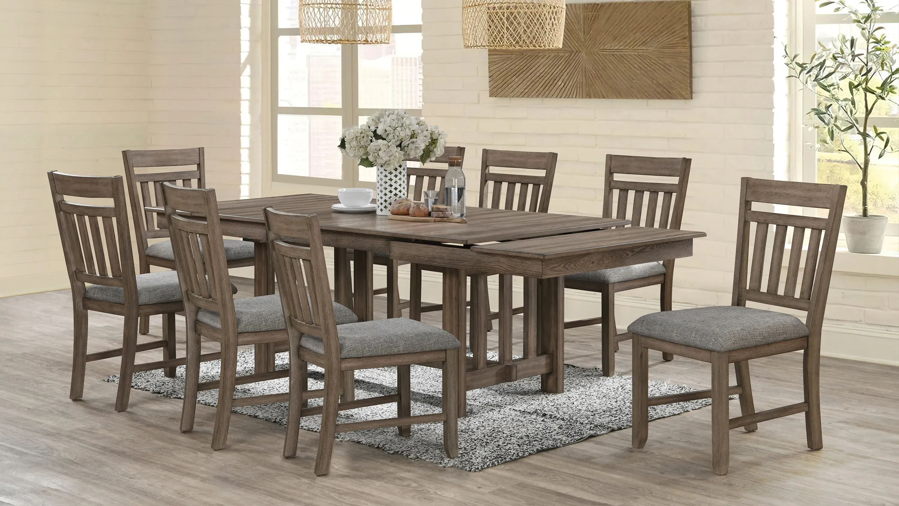 Harrisburg 9-pc. Extendable Dining Set | Raymour & Flanigan