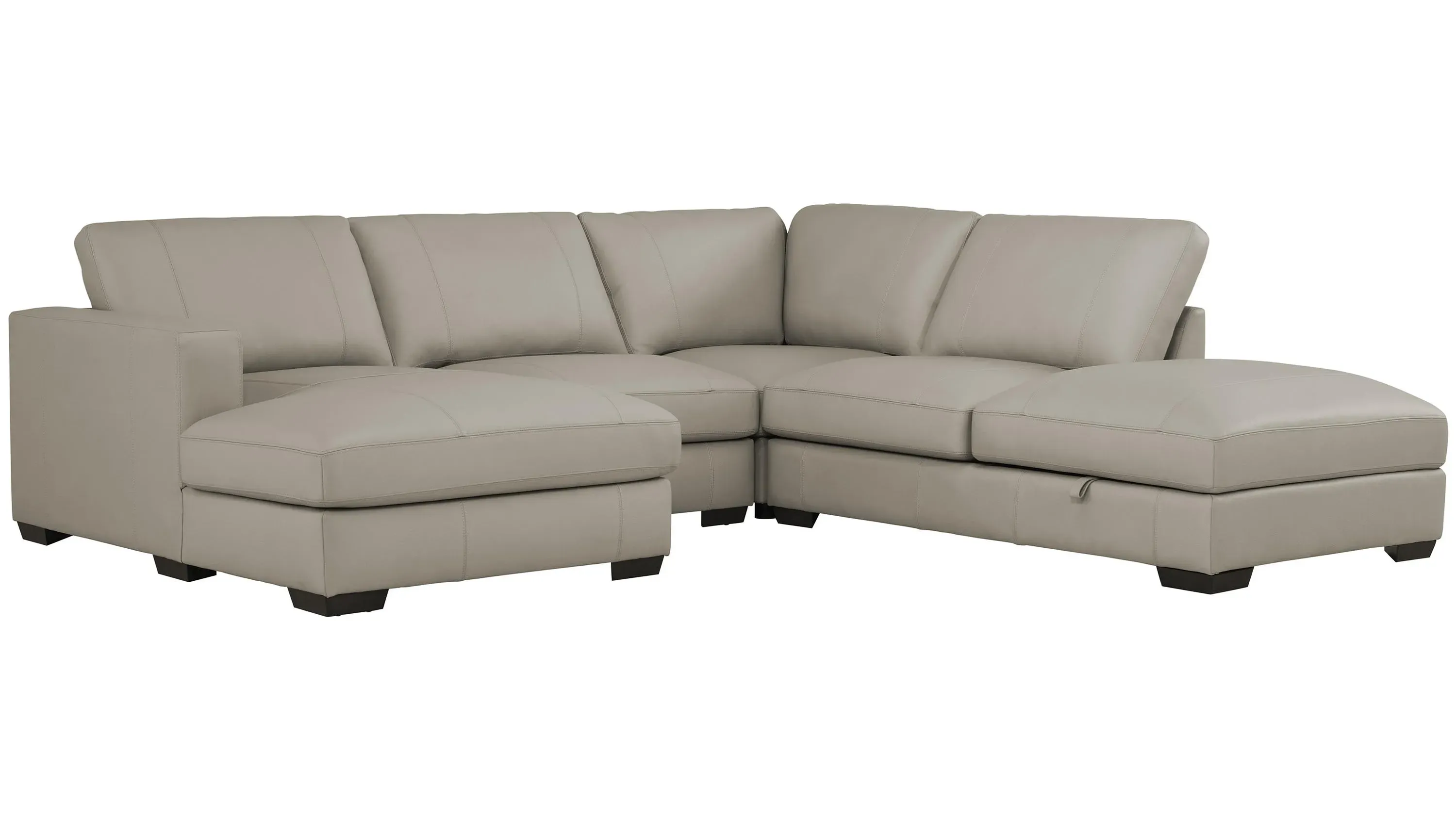 Oaklynn Leather 4-pc. Sectional