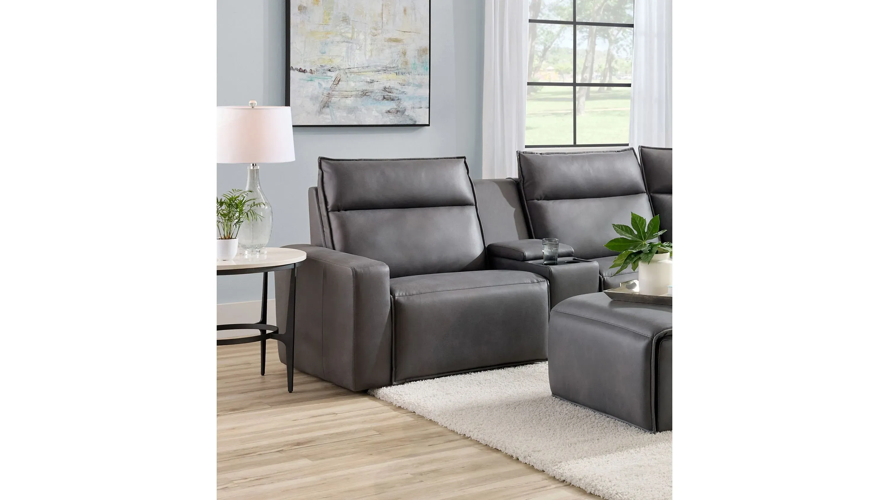 ModularTwo Left Arm Facing Power Recliner w/ Power Headrest