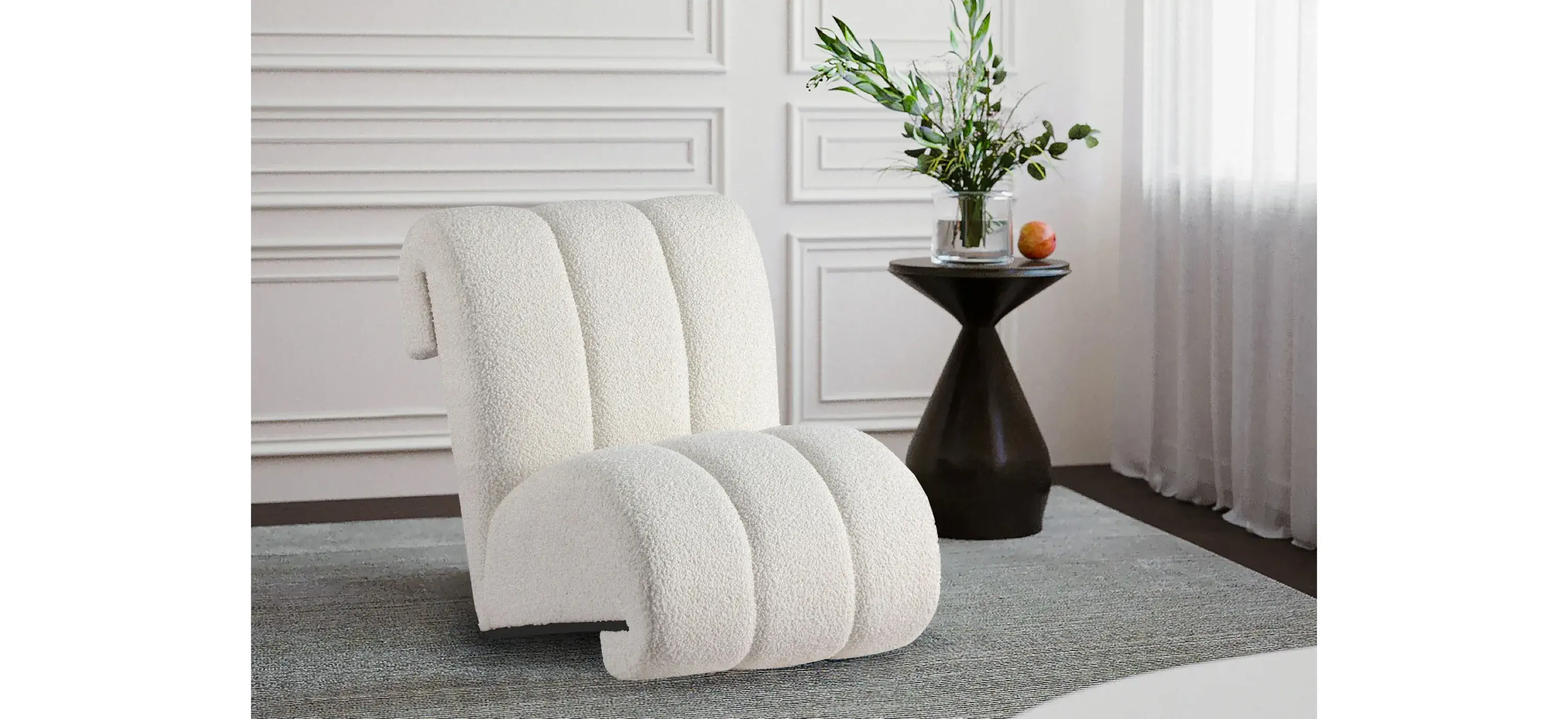 Swoon Faux Sheepskin Accent Chair Raymour Flanigan