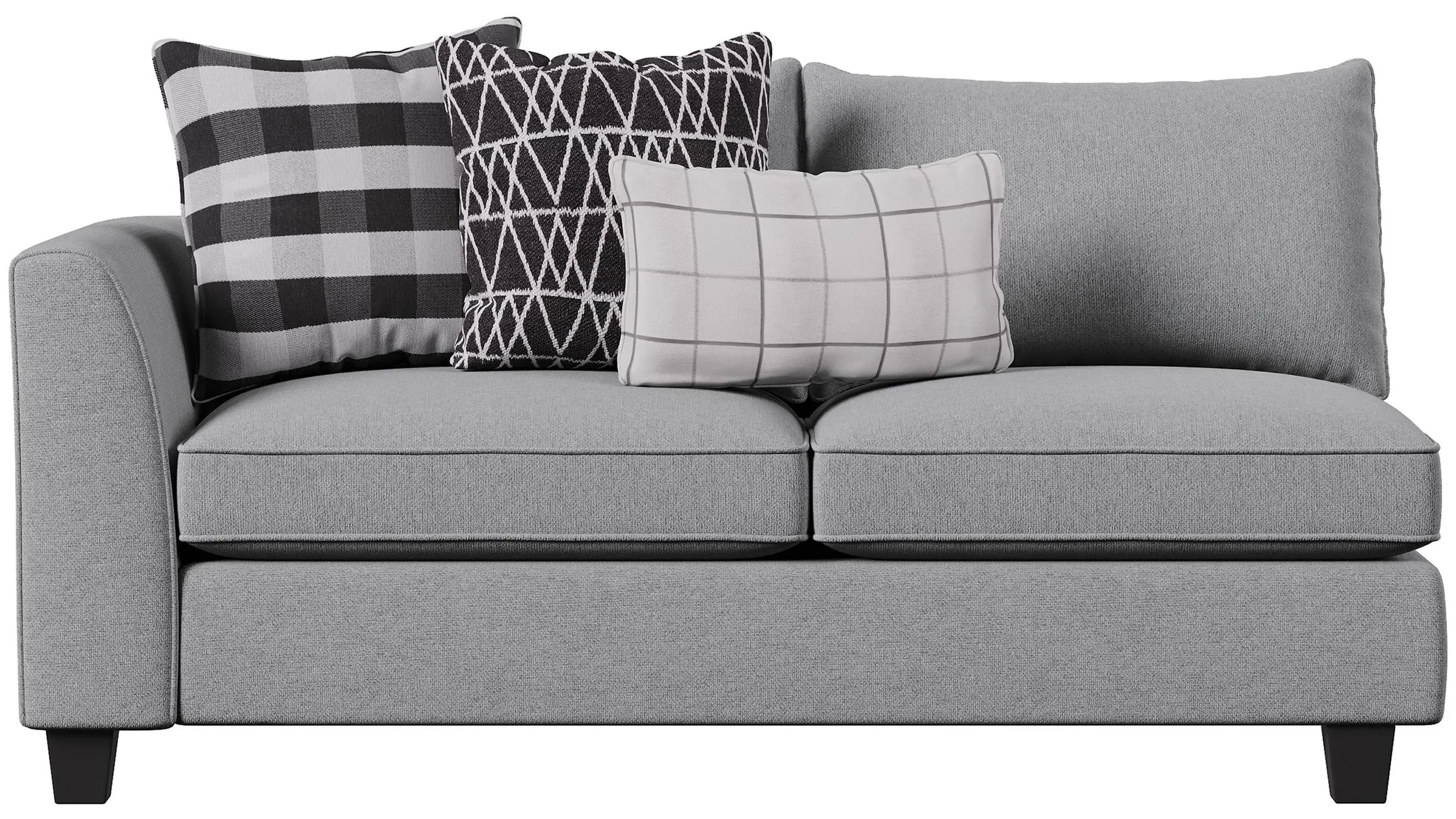 Daine Left Arm Facing Loveseat | Raymour & Flanigan