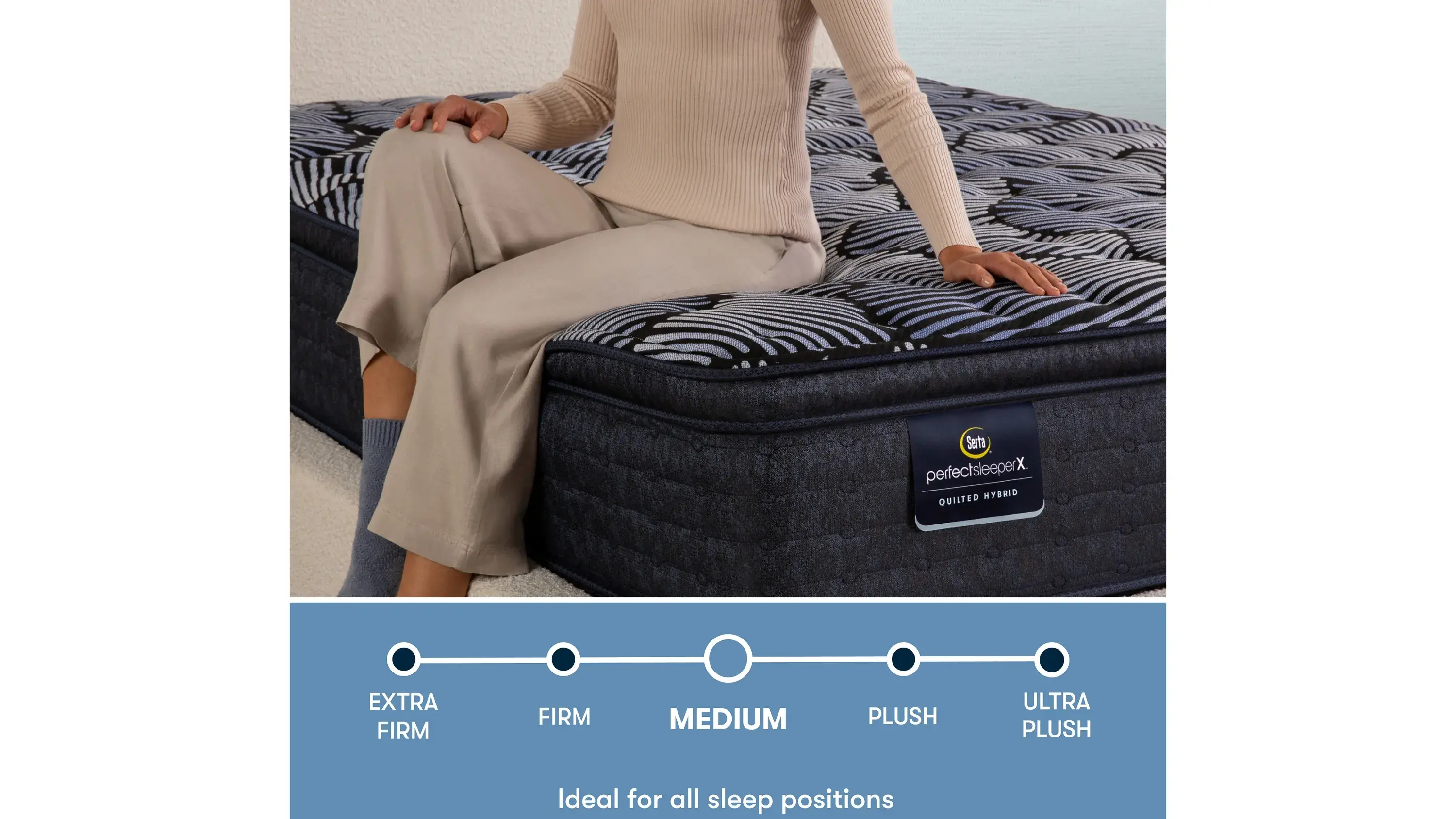 Perfect Sleeper X Lexton Hybrid Medium Pillow Top Mattress - Thumbnail 5