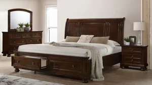Deb Upholstered Bed | Raymour & Flanigan