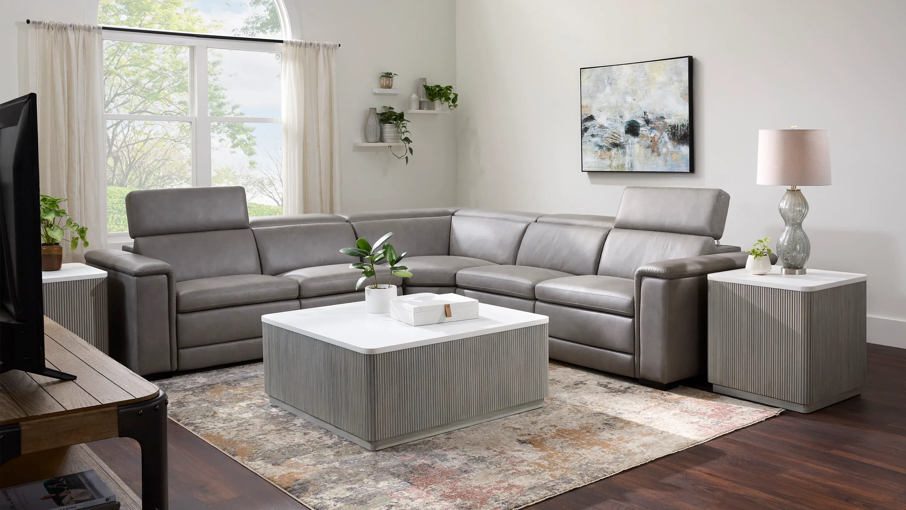 Finnegan 3-pc. Dual Power Sectional | Raymour & Flanigan