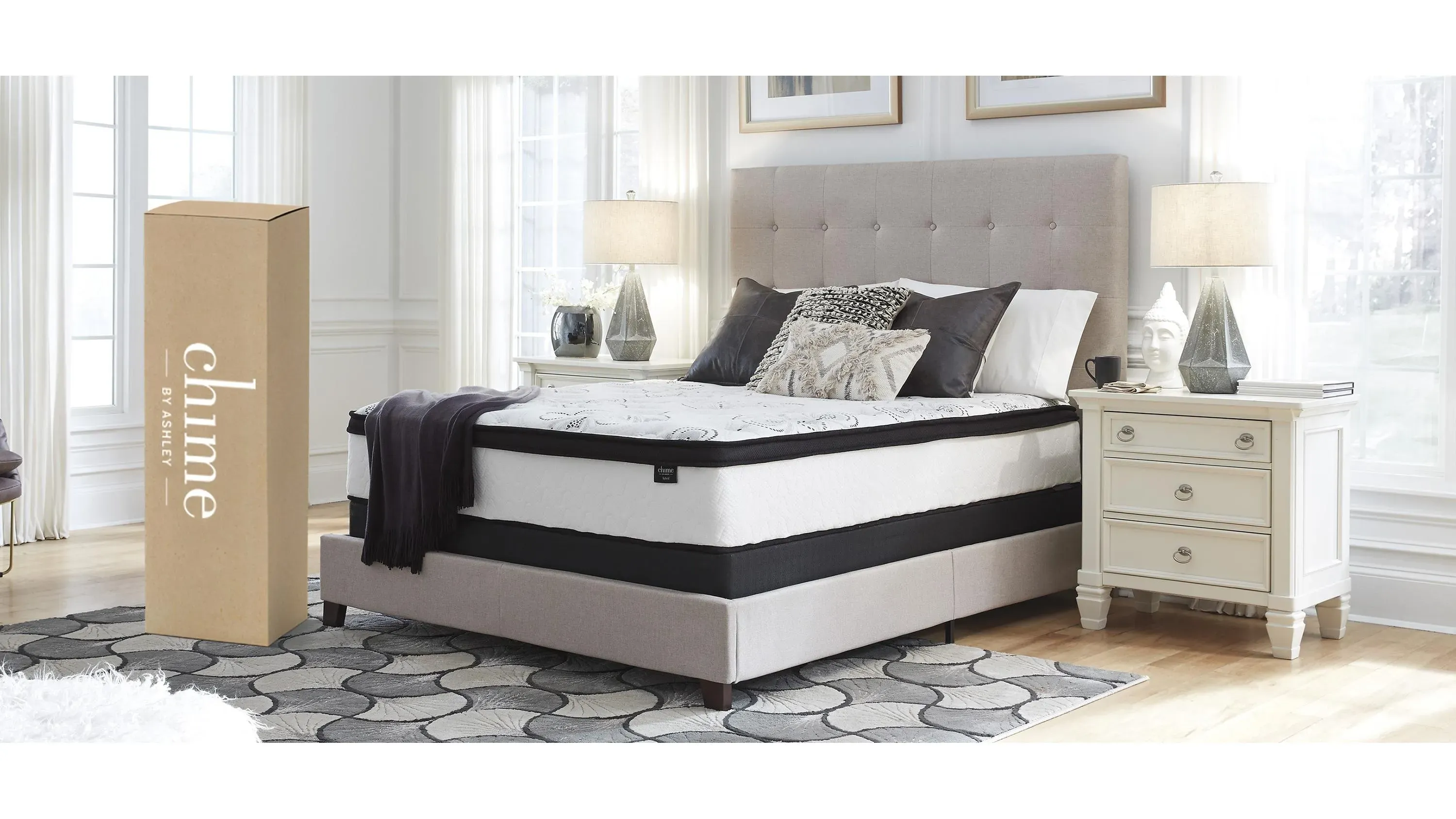 12-Inch Chime Hybrid Plush Mattress in a Box | Raymour & Flanigan