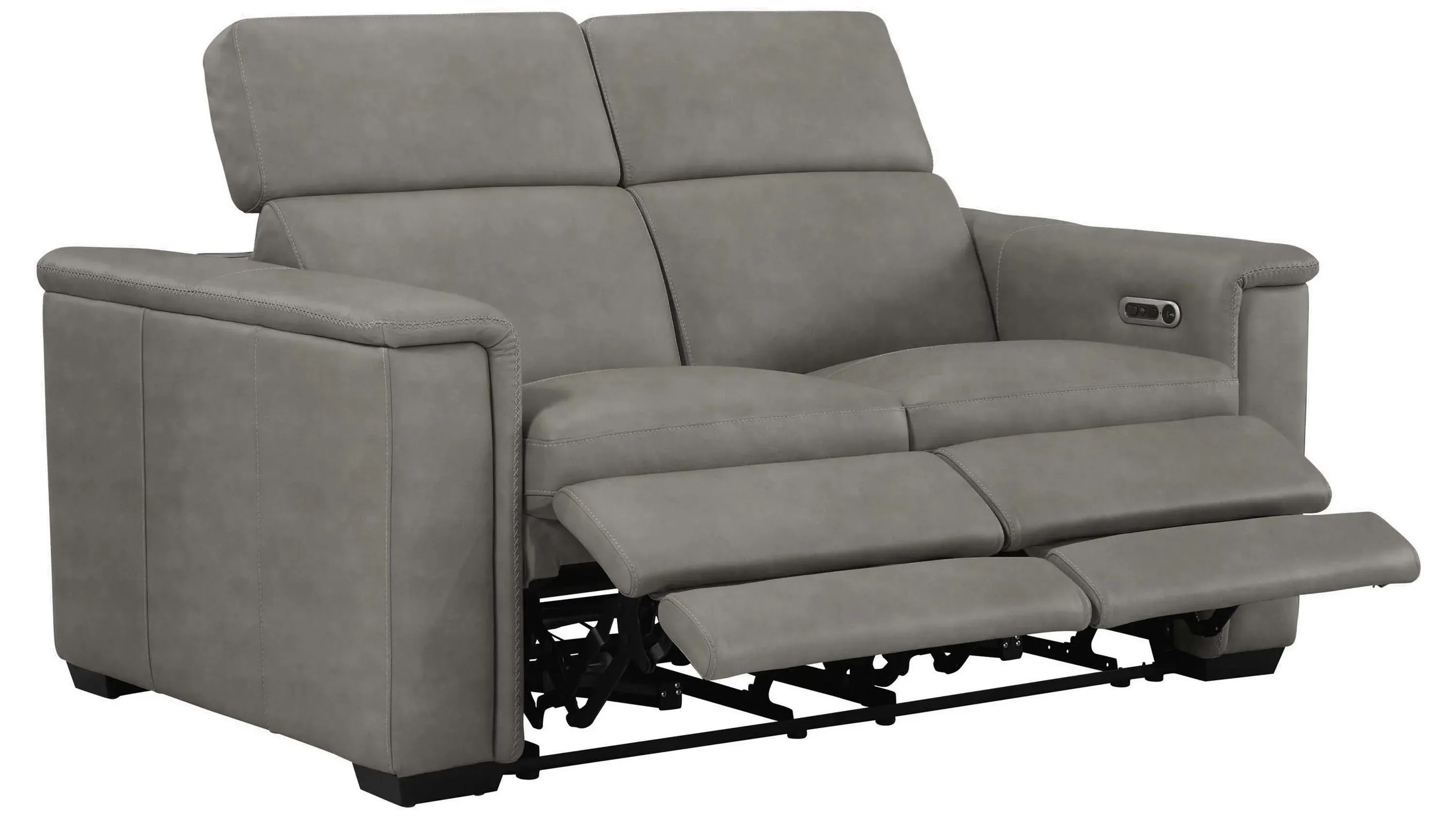 Finnegan Power Loveseat w/ Power Headrest | Raymour & Flanigan