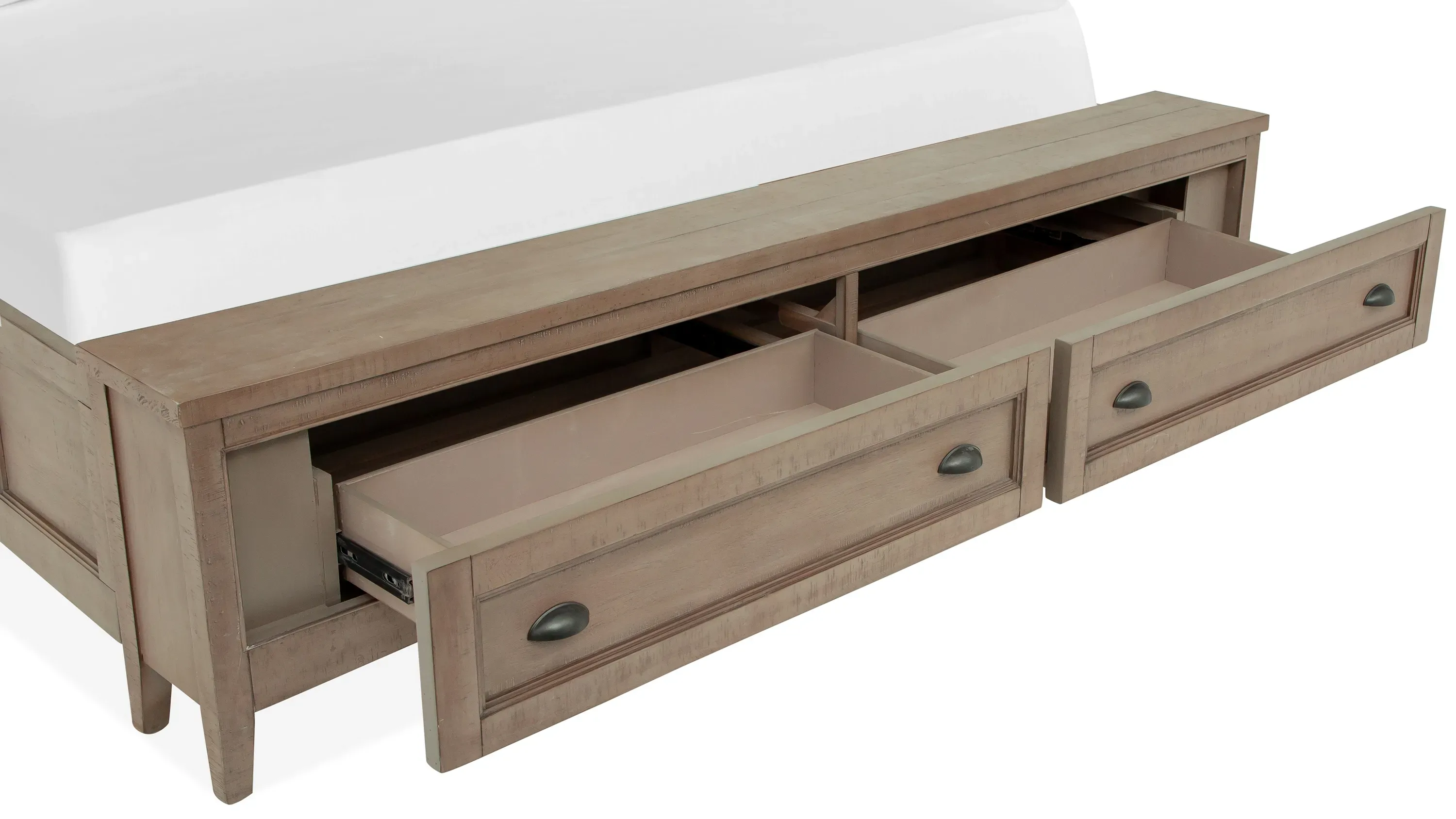 Ivy Ridge Platform Storage Bed w/ Lamp Headboard