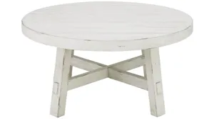 Marguerite Round Cocktail Table in Fl...