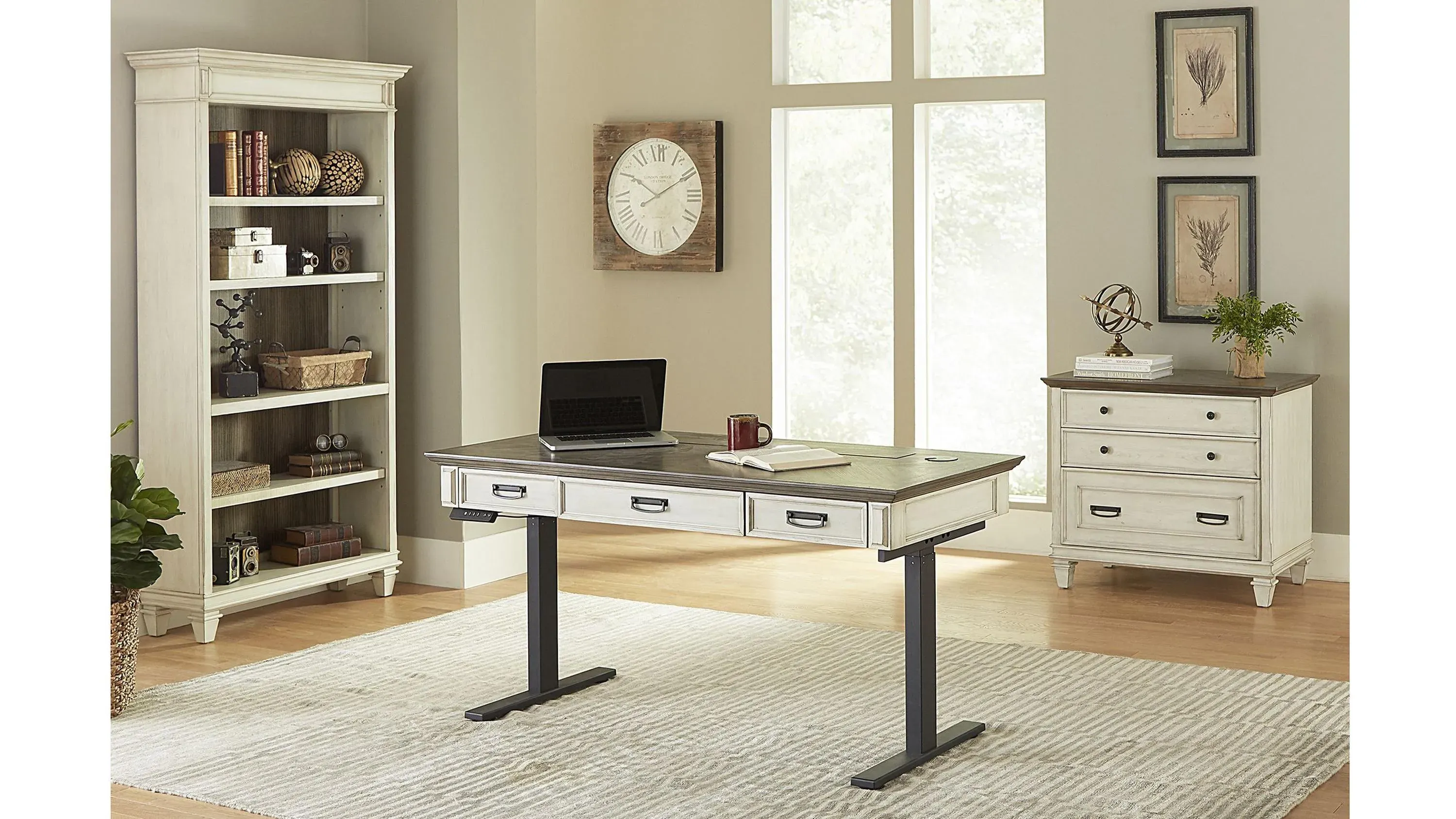 Hartford Sit/Stand Desk | Raymour & Flanigan