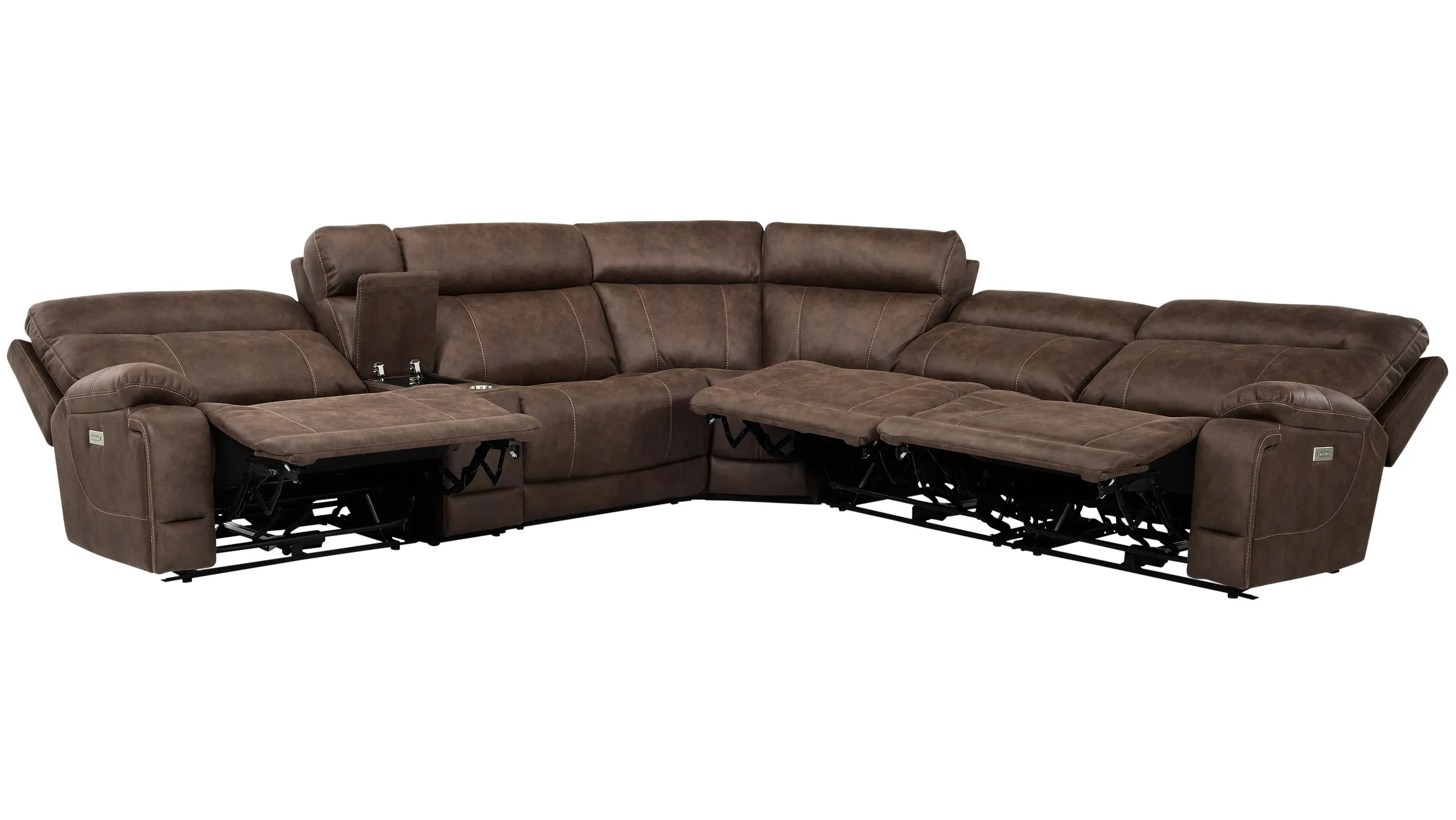 Gates 6-pc. Dual Power Sectional