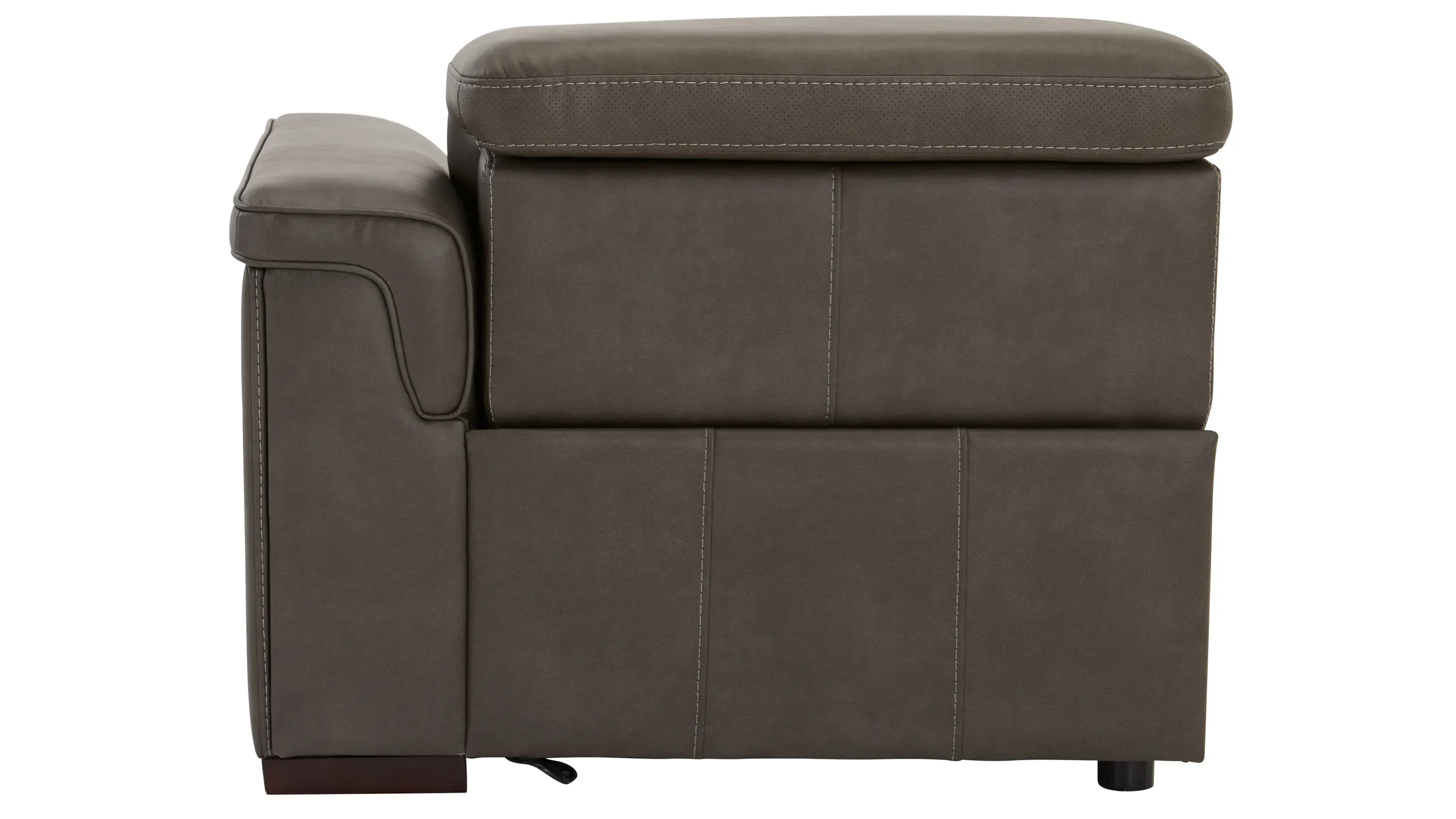 Orion Right Arm Facing Dual Power Recliner w/ Speaker Headrest