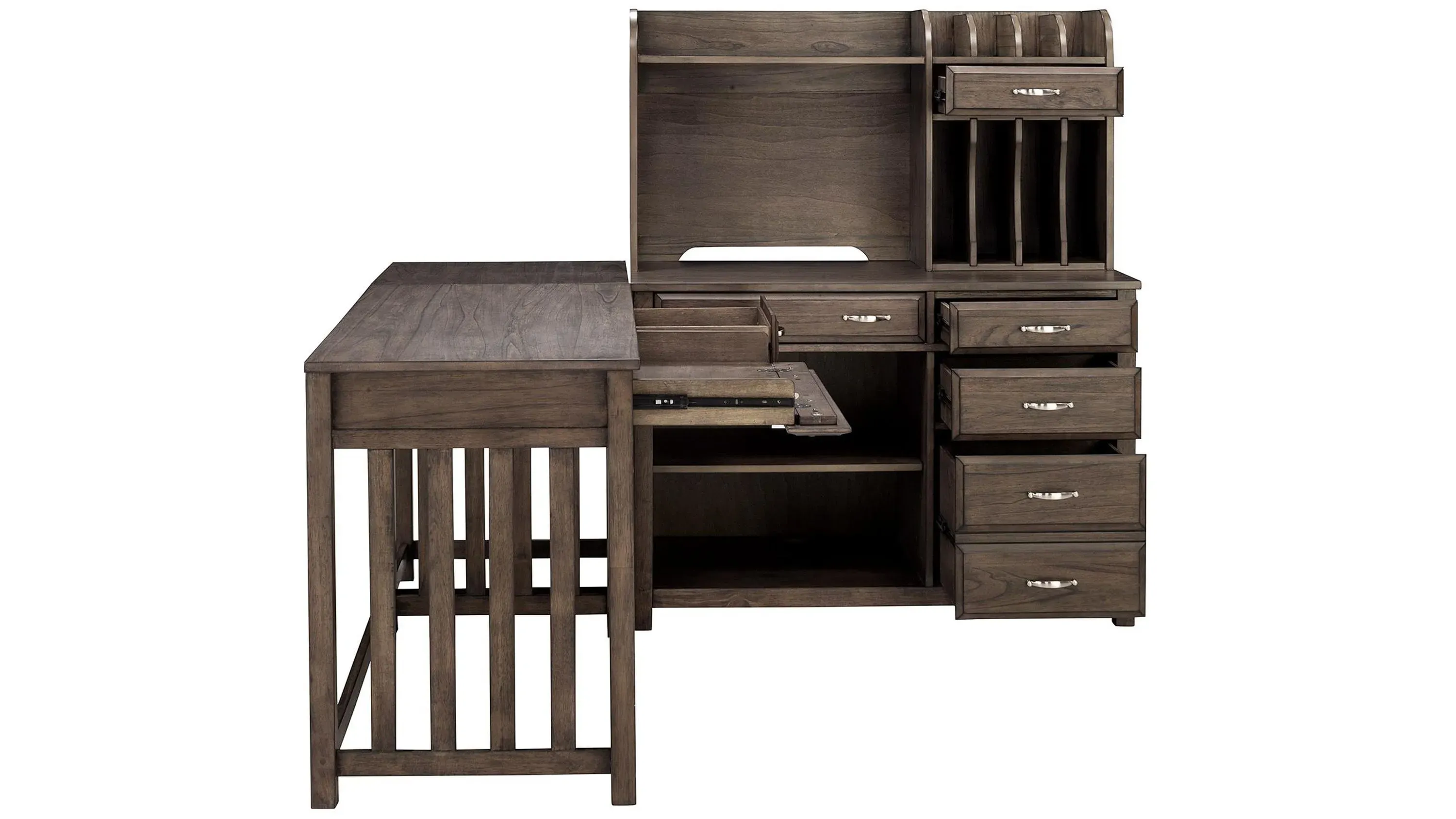 Linbrooke 4 pc. Desk W Hutch