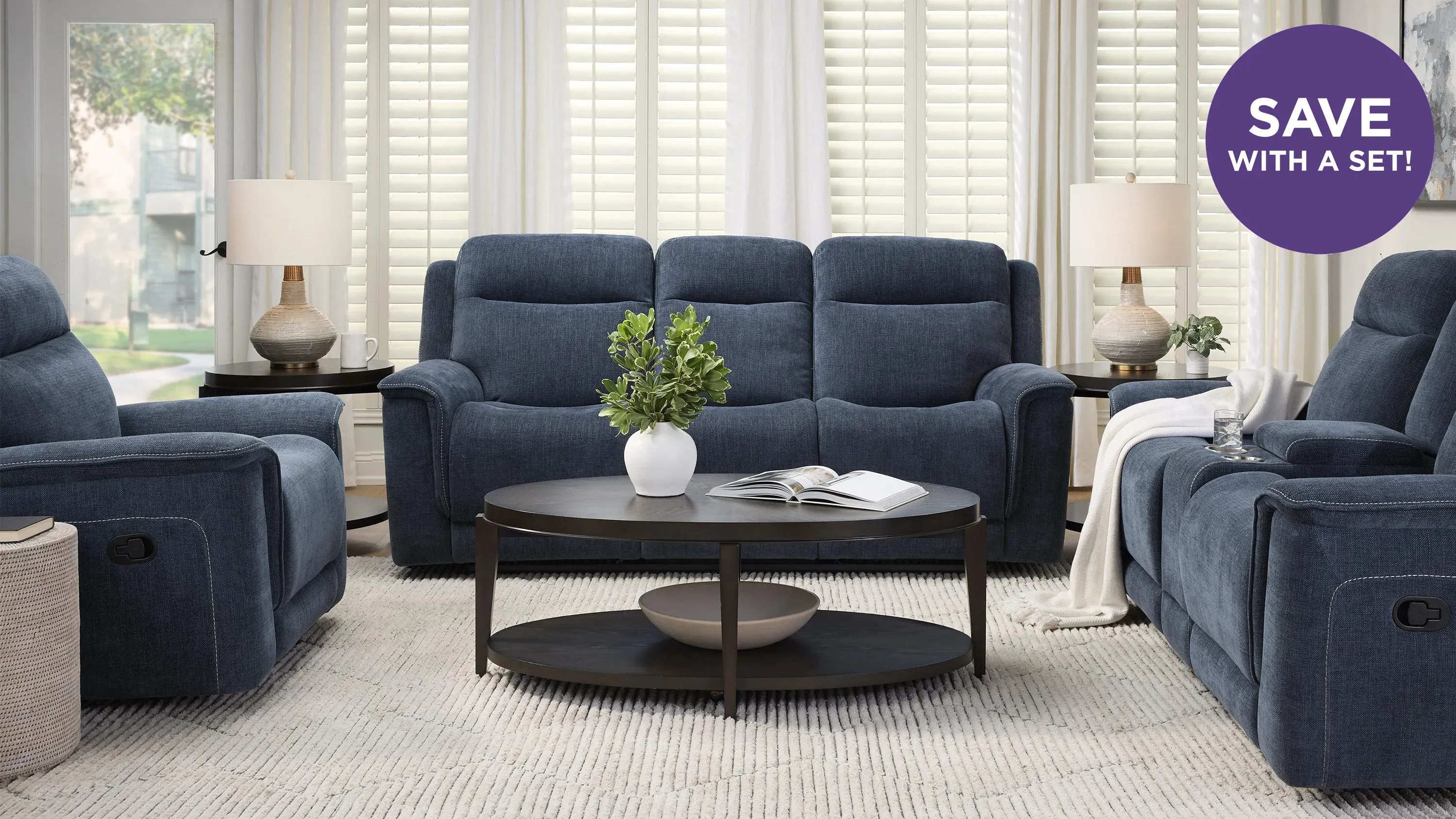 Bristol 2-pc. Reclining Sofa and Console Loveseat