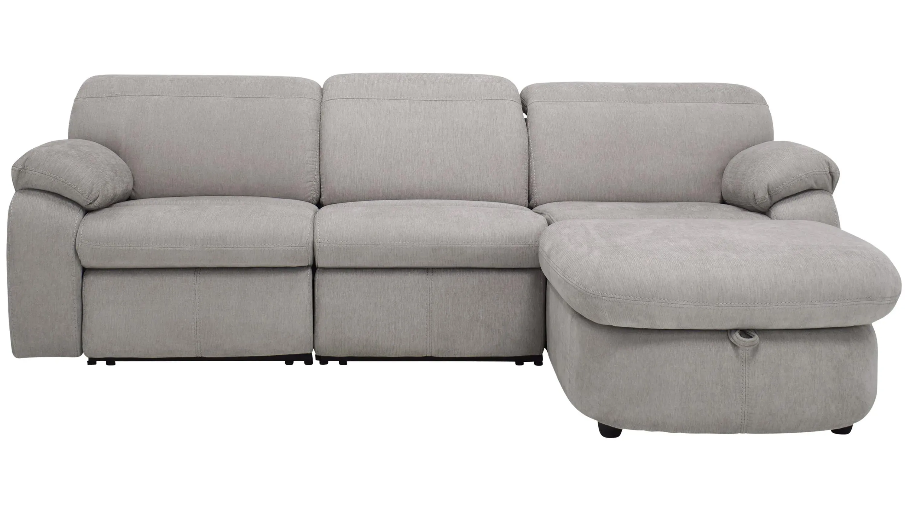 Microfiber power reclining sectional discount