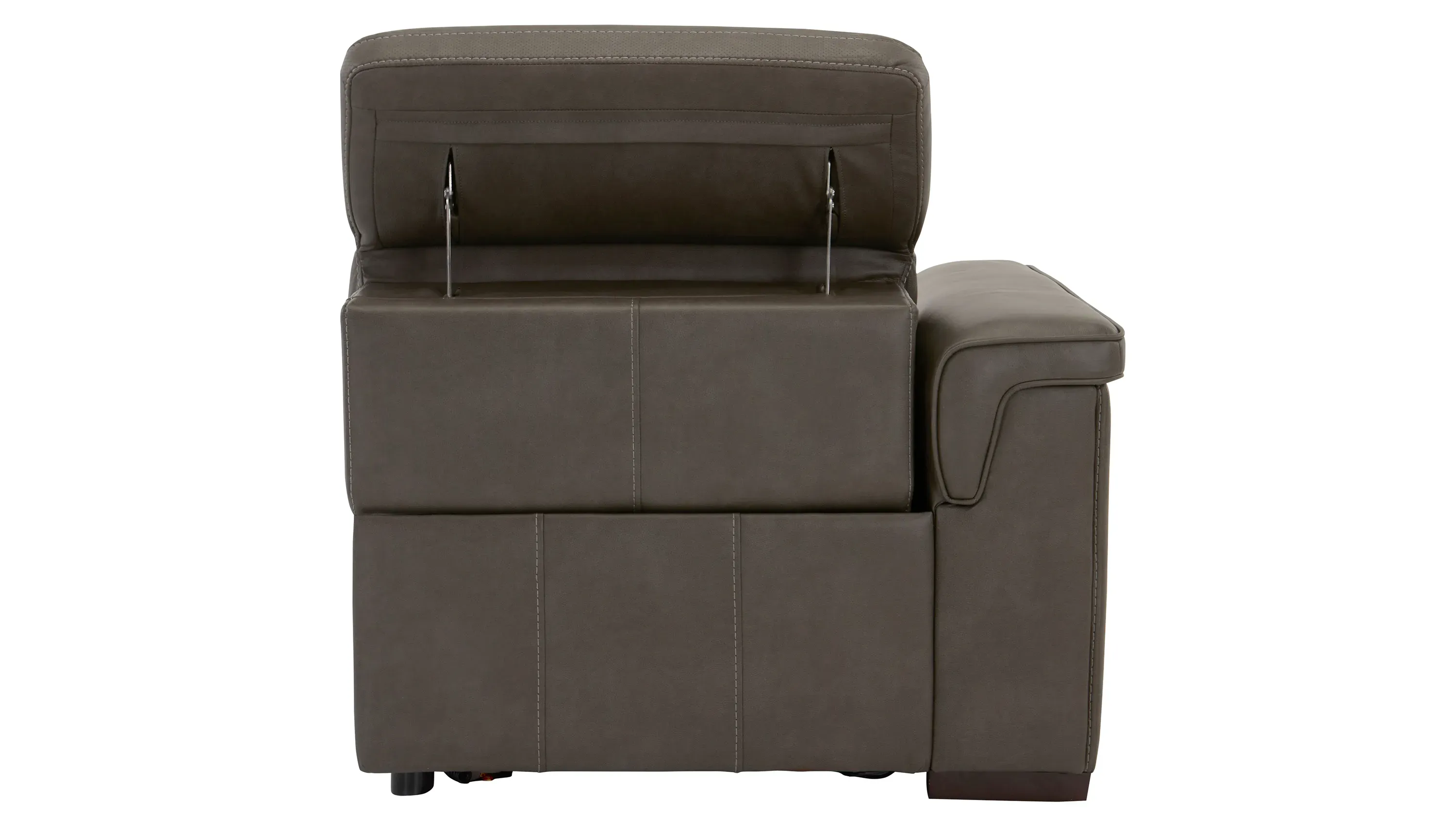 Orion Left Arm Facing Dual Power Recliner w/ Speaker Headrest
